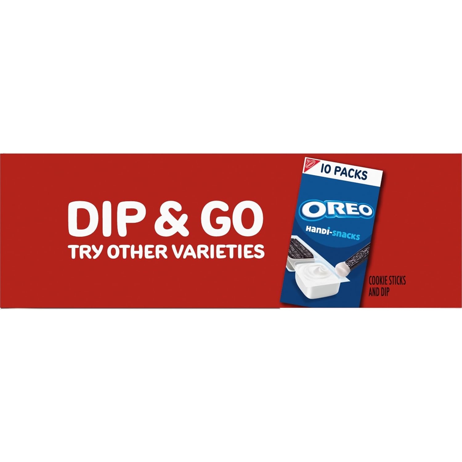 image:imageHandiSnacks RITZ Crackers N Cheesy Dip Snack Packs 10 Snack Packs95 Ounce Pack of 1