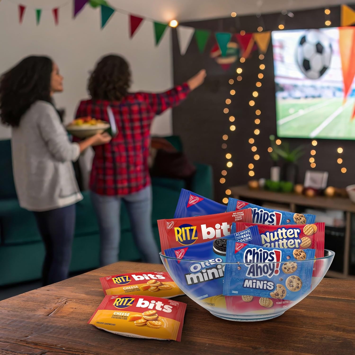 image:imageNabisco Classic Mix Variety Pack Oreo Mini Chips Ahoy Mini Nutter Butter Bites Ritz Bits Cheese 20 Snack Packs