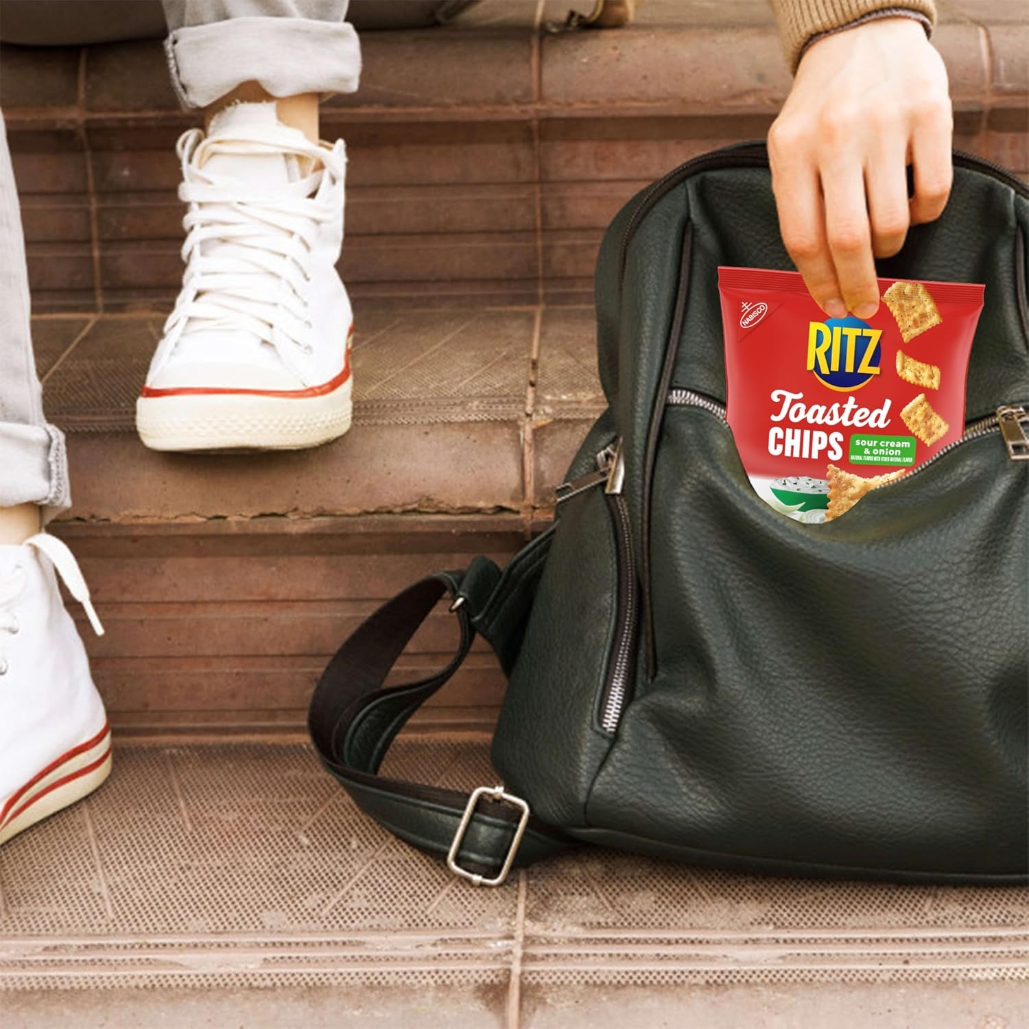 image:imageNabisco Cracker Variety Pack RITZ Toasted Chips Wheat Thins Snacks Whole Grain Wheat Crackers and Triscuit Minis Whole Grain Wheat Vegan Crackers 40 Snack Packs151 Ounce Pack of 40