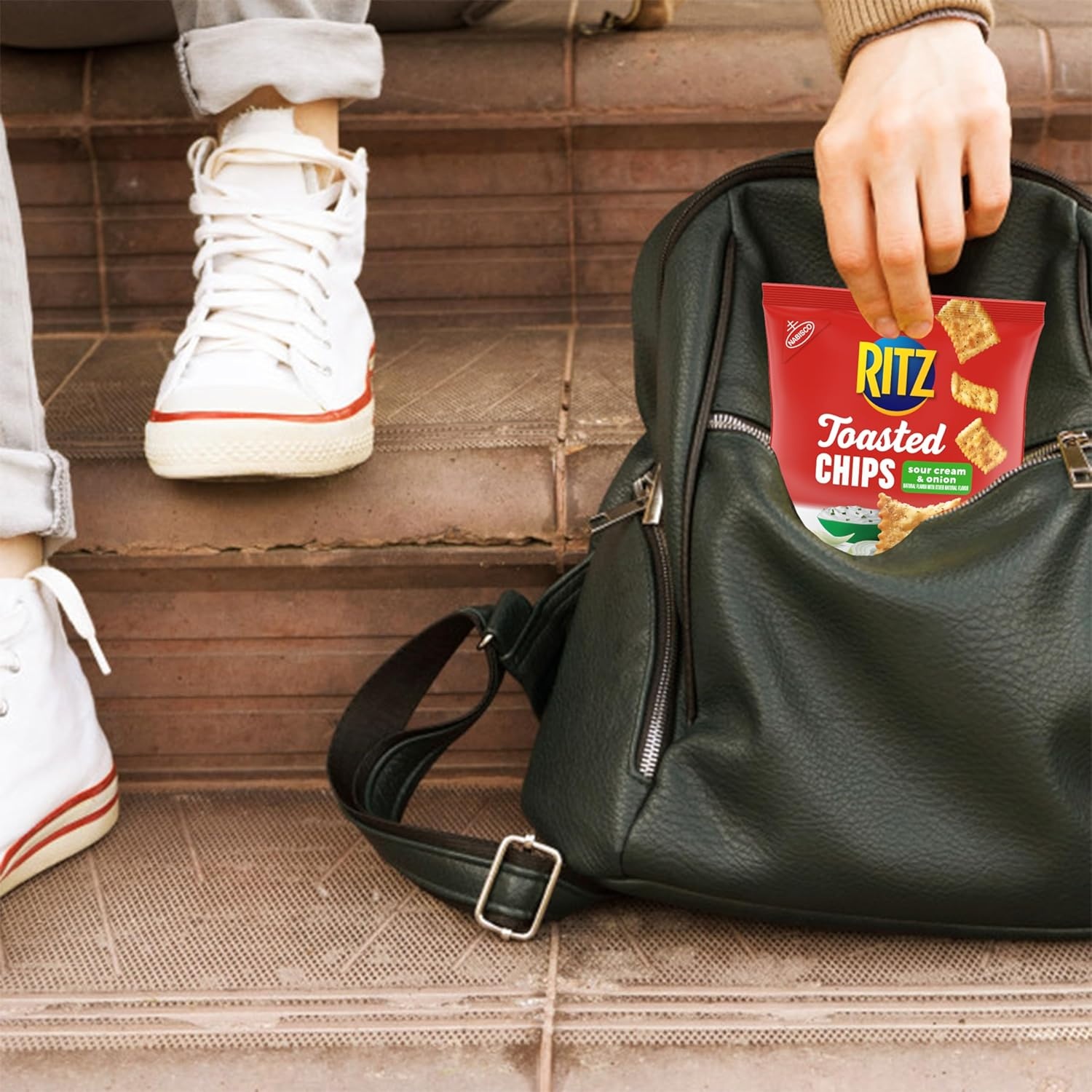 image:imageNabisco Cracker Variety Pack RITZ Toasted Chips Wheat Thins Snacks Whole Grain Wheat Crackers and Triscuit Minis Whole Grain Wheat Vegan Crackers 40 Snack Packs151 Ounce Pack of 80