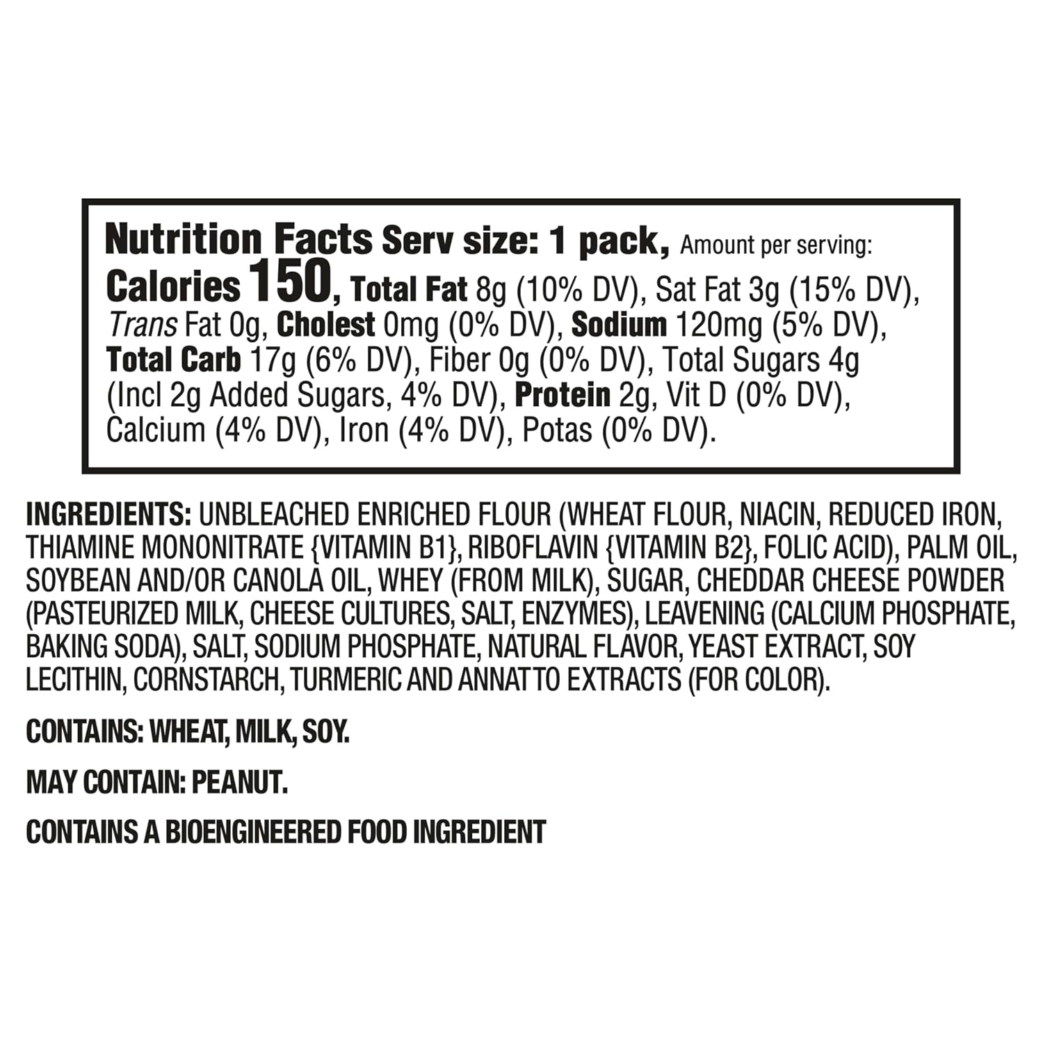 image:imageRITZ Bits Cheese Sandwich Crackers Bulk Lunch Snacks 48 Snack Packs 4 Boxes1 Ounce Pack of 12