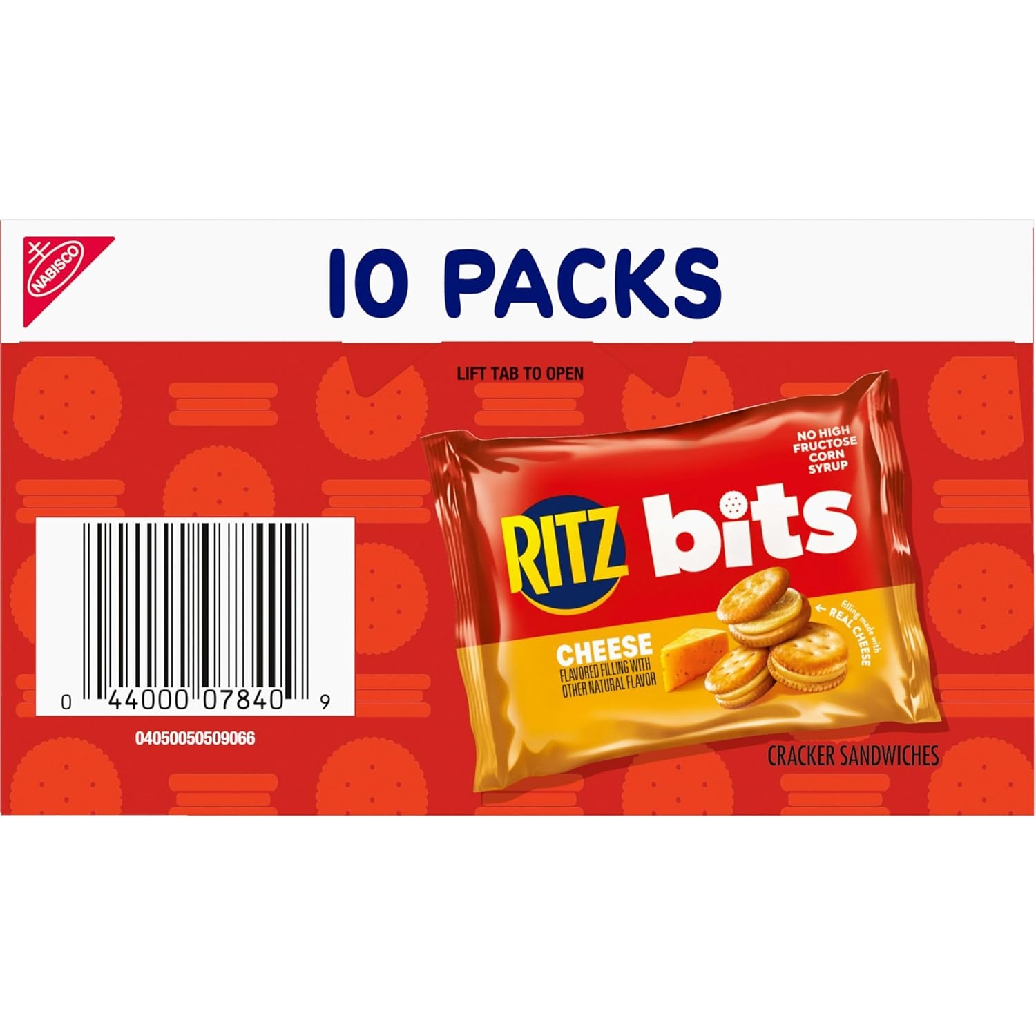 image:imageRITZ Bits Cheese Sandwich Crackers Bulk Lunch Snacks for Kids and Adults 40 Total Snack Packs 4 Boxes40 Ounce Pack of 1