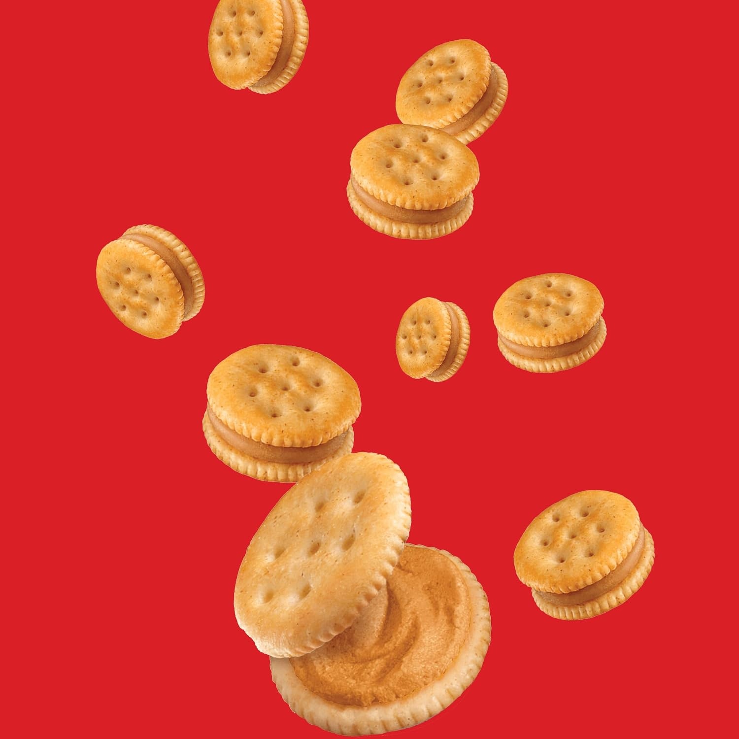 image:imageRITZ Bits Peanut Butter Sandwich Crackers Lunch Snacks 10 Snack Packs