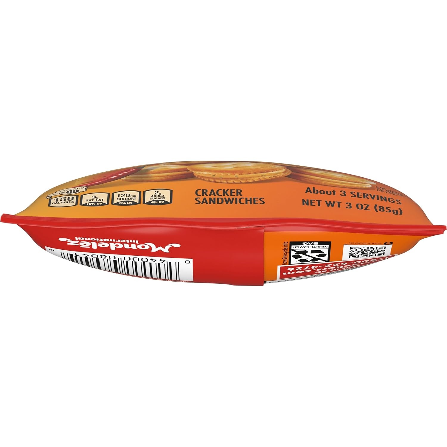 image:imageRITZ Bits Spicy Queso Cheese Sandwich Crackers Snacks for Kids and Adults Lunch Snacks 3 oz