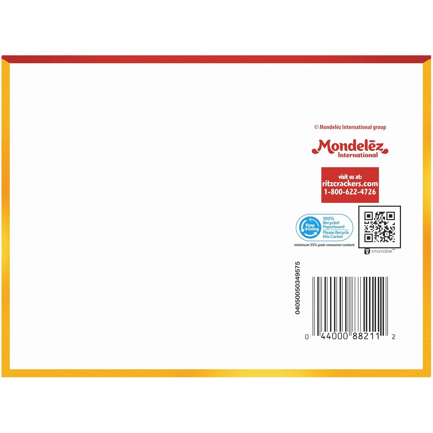 image:imageRITZ Cheese Sandwich Crackers Lunch Snacks 112 Snack Packs 14 Boxes 6 Crackers Per Pack