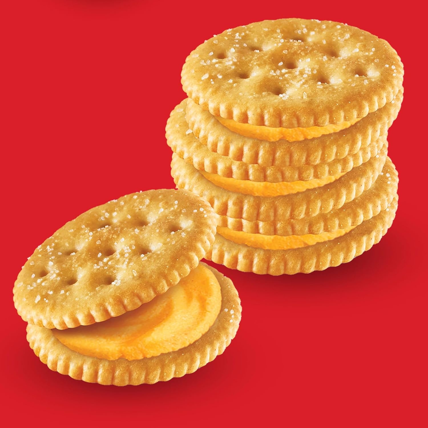 image:imageRITZ Cheese Sandwich Crackers Lunch Snacks 20 Snack Packs 6 Crackers Per Pack27 Ounce Pack of 1