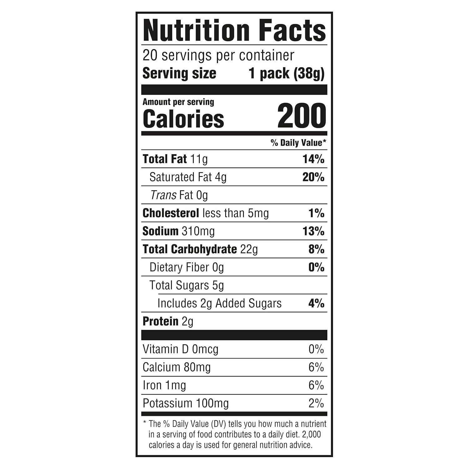 image:imageRITZ Cheese Sandwich Crackers Lunch Snacks 20 Snack Packs 6 Crackers Per Pack27 Ounce Pack of 2