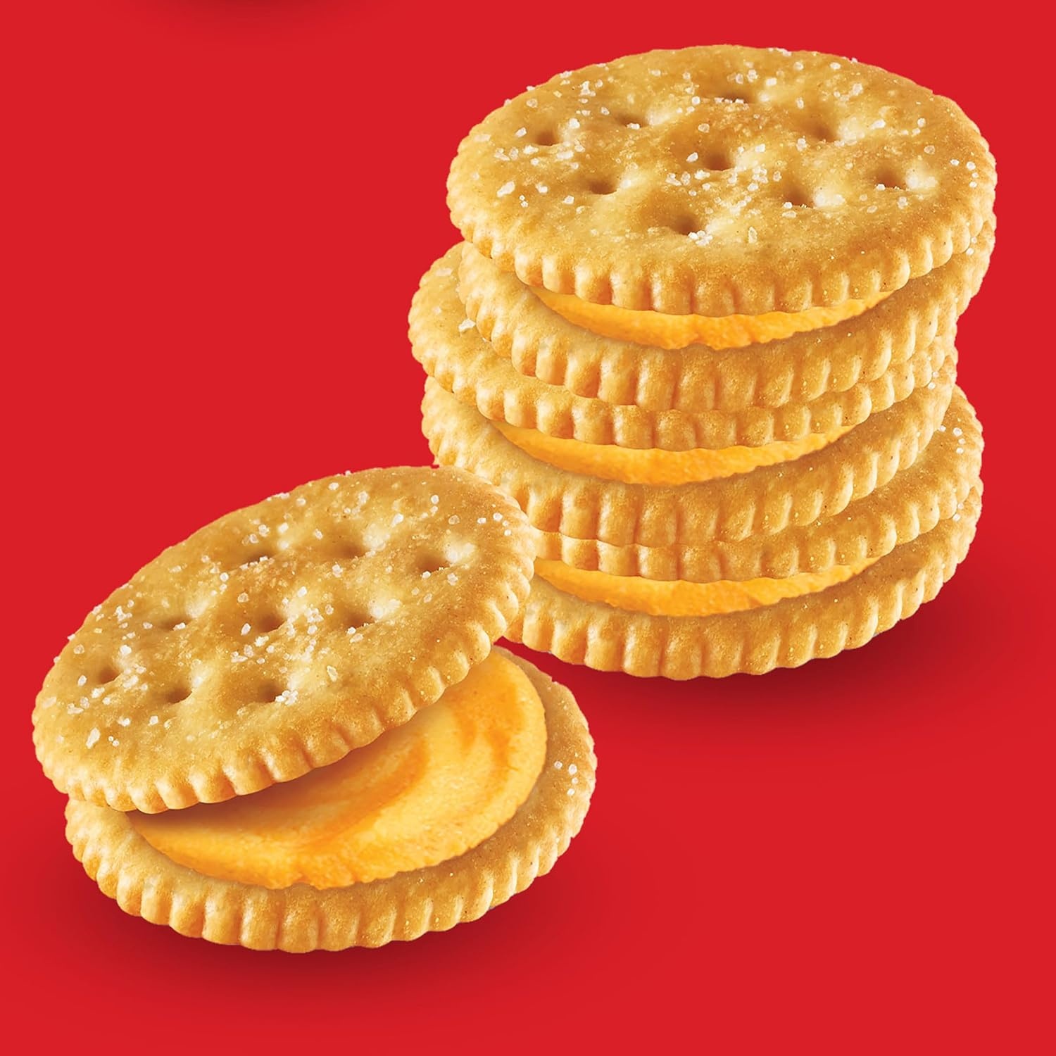 image:imageRITZ Cheese Sandwich Crackers Lunch Snacks 20 Snack Packs 6 Crackers Per Pack27 Ounce Pack of 2