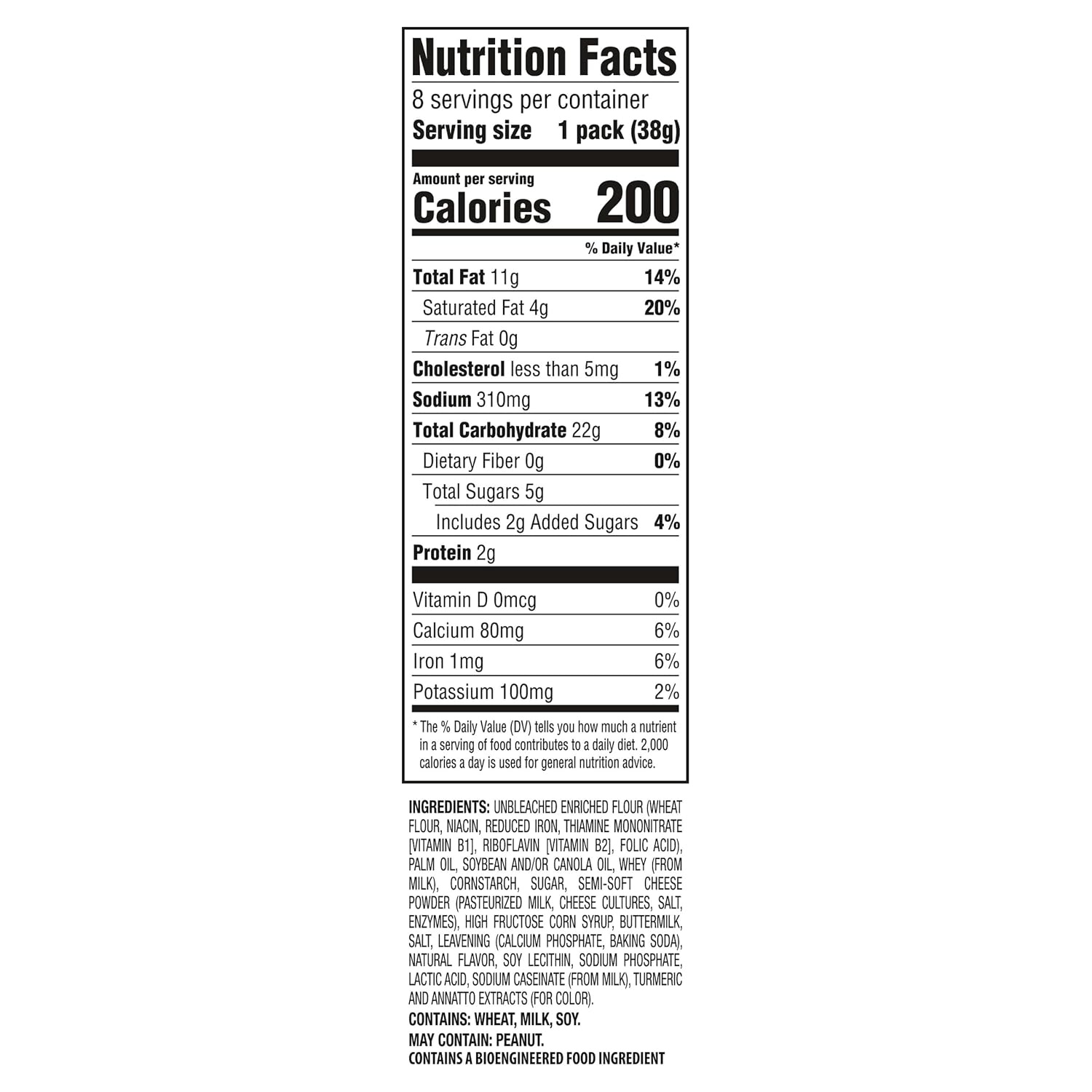 image:imageRITZ Cheese Sandwich Crackers Lunch Snacks 48 Snack Packs 6 Boxes 6 Crackers Per Pack