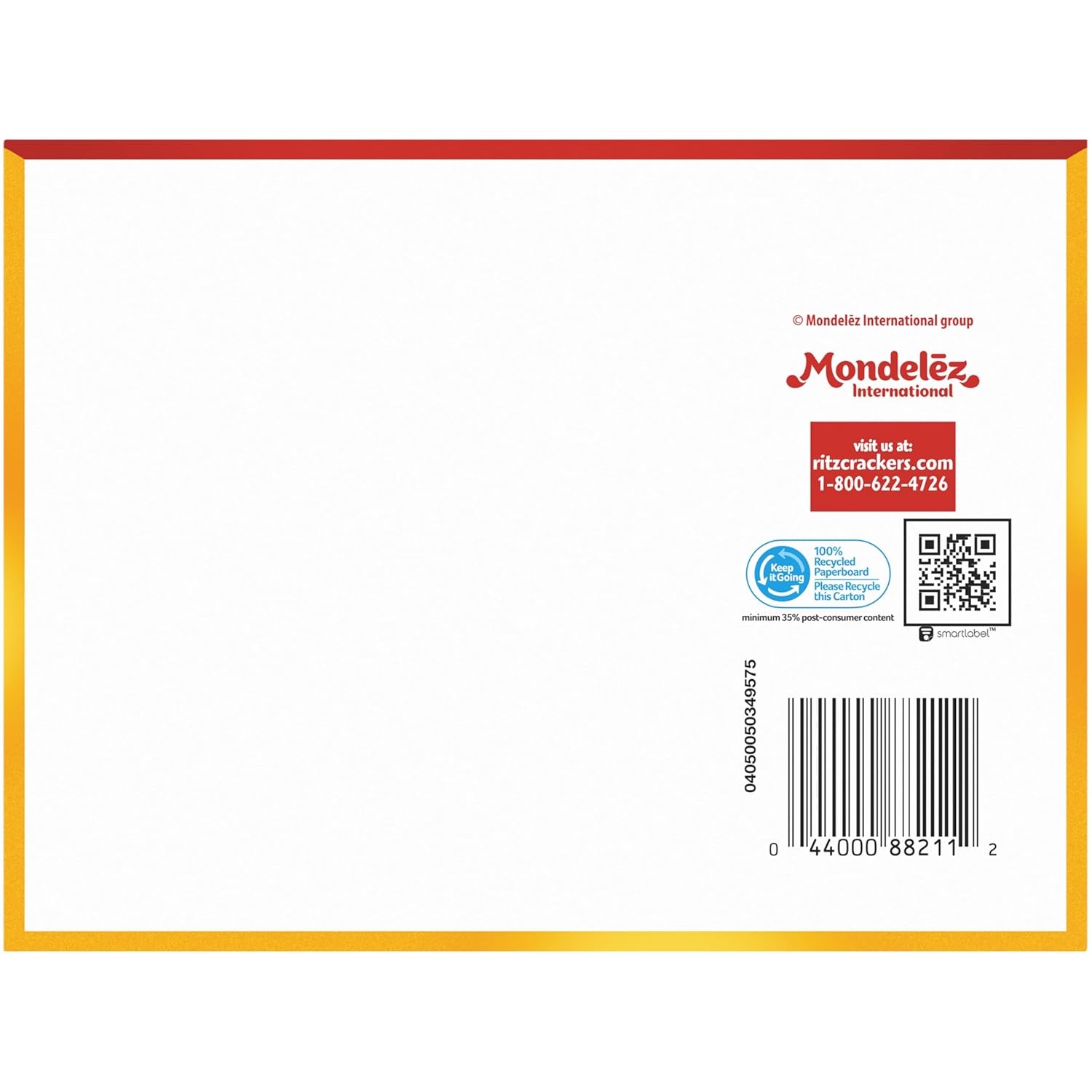 image:imageRITZ Cheese Sandwich Crackers Lunch Snacks 48 Snack Packs 6 Boxes 6 Crackers Per Pack