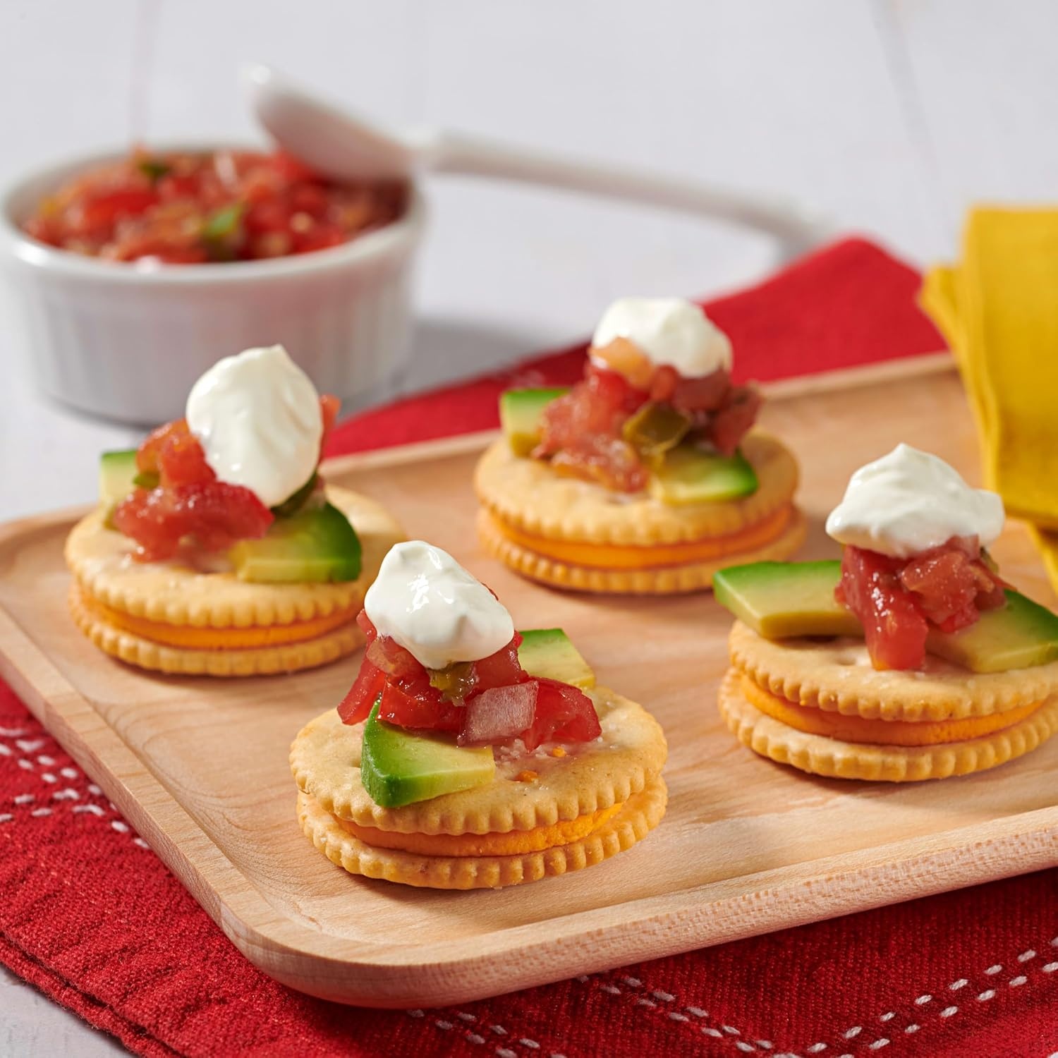 image:imageRITZ Cheese Sandwich Crackers Lunch Snacks 48 Snack Packs 6 Boxes 6 Crackers Per Pack