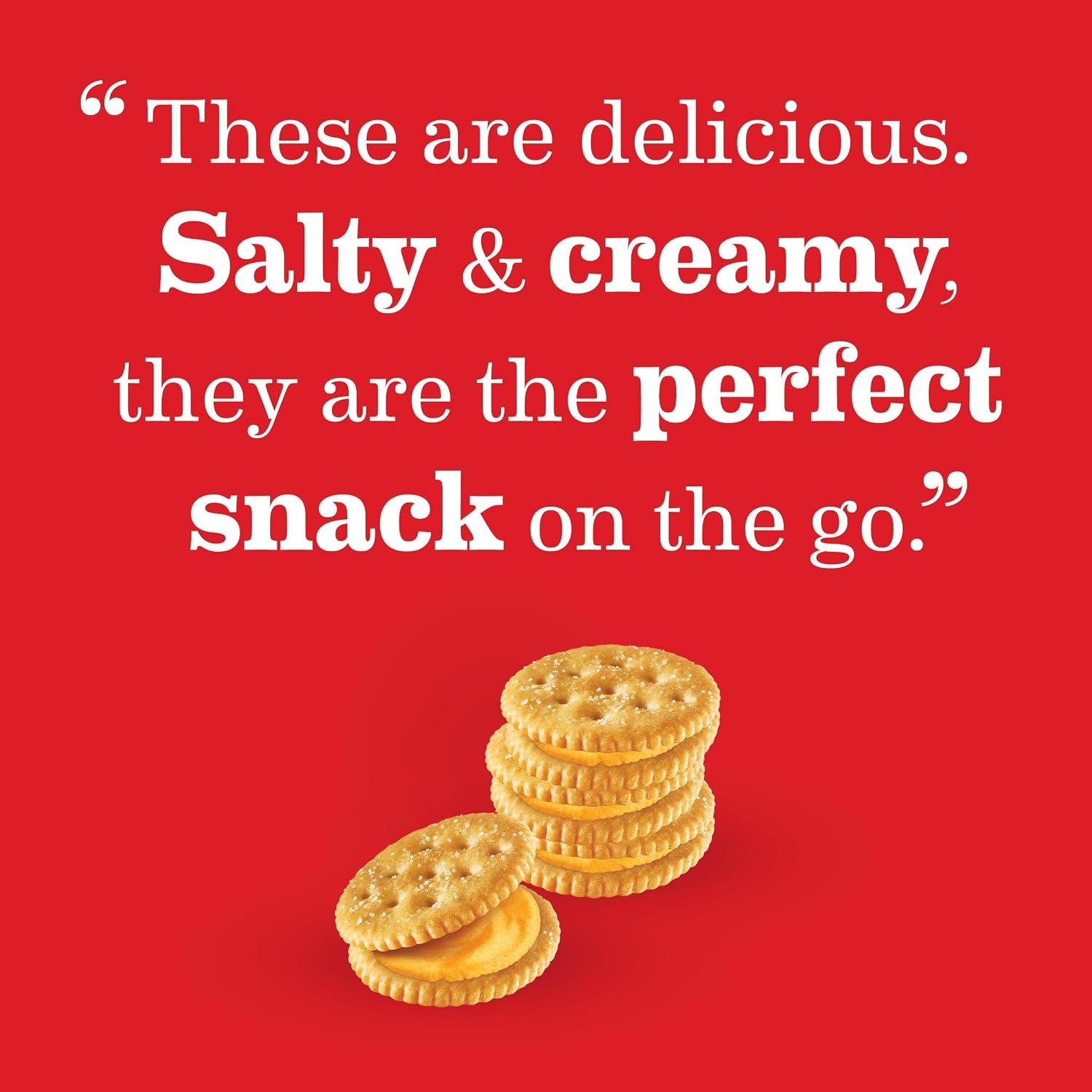 image:imageRITZ Cheese Sandwich Crackers Lunch Snacks 8 Snack Packs 6 Crackers Per Pack