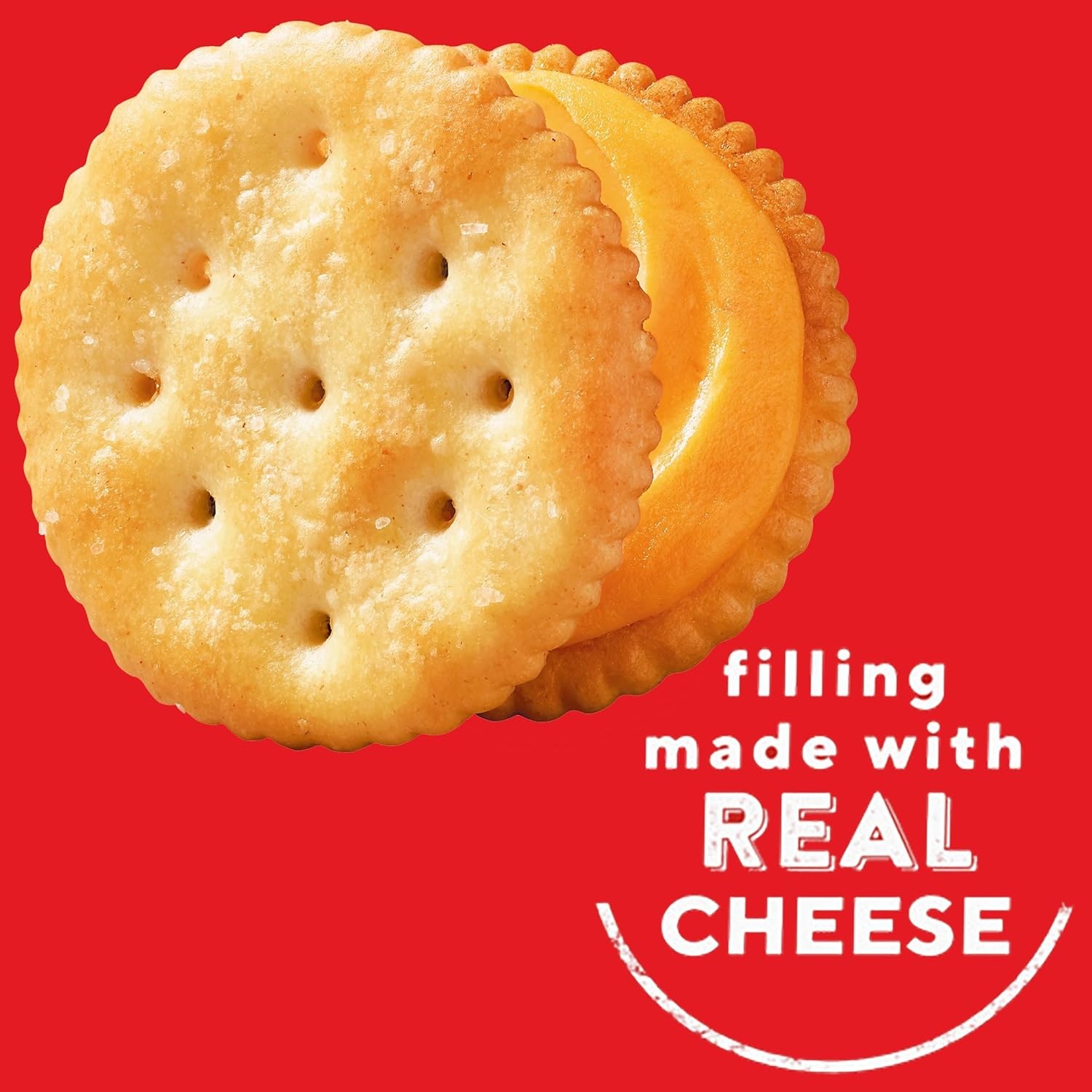 image:imageRITZ Cheese Sandwich Crackers Lunch Snacks 8 Snack Packs 6 Crackers Per Pack