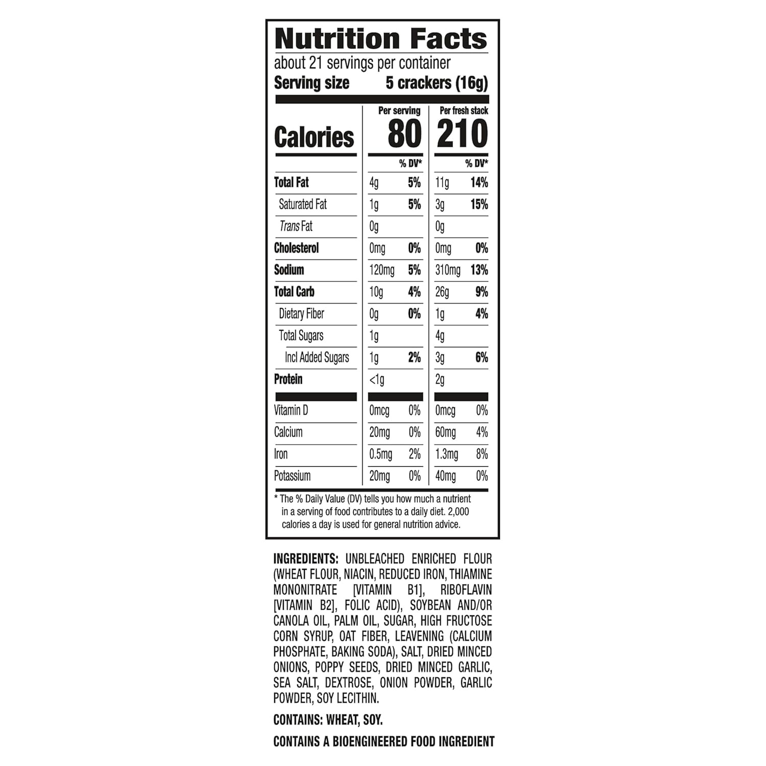 image:imageRITZ Fresh Stacks Everything Crackers Bulk Travel Snacks 6 Boxes 48 Multi Snack Packs