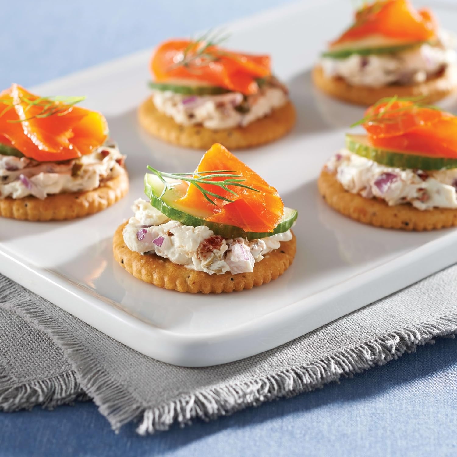 image:imageRITZ Fresh Stacks Everything Crackers Bulk Travel Snacks 6 Boxes 48 Multi Snack Packs