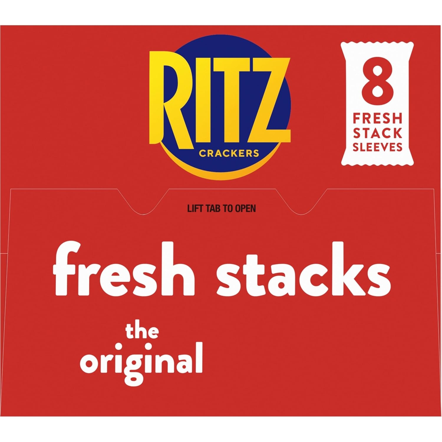 image:imageRITZ Fresh Stacks Original Crackers Bulk Travel Snacks 6 Boxes 48 Multi Snack PacksFlavour