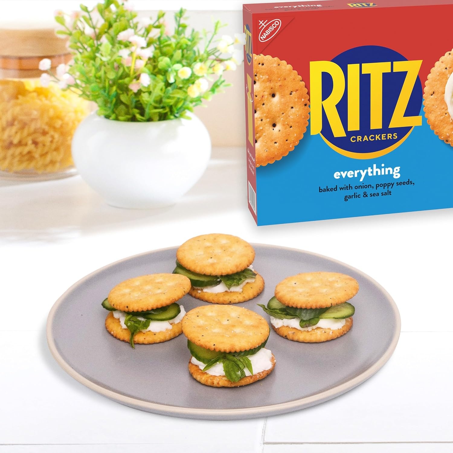 image:imageRITZ Fresh Stacks Original Crackers Bulk Travel Snacks Family Size 6 Boxes 72 Multi Snack PacksEverything
