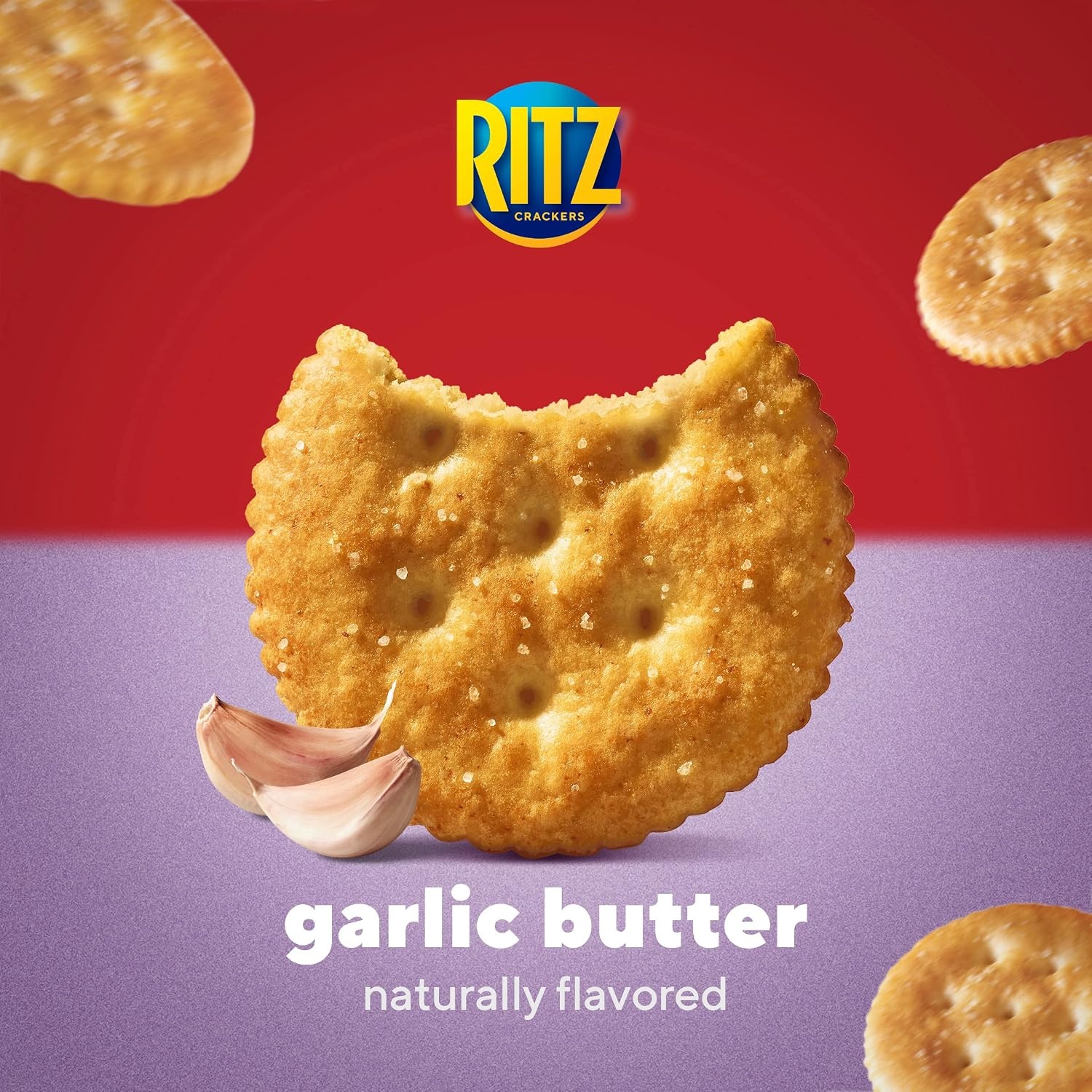 image:imageRITZ Fresh Stacks Original Crackers Bulk Travel Snacks Family Size 6 Boxes 72 Multi Snack PacksGarlic Butter