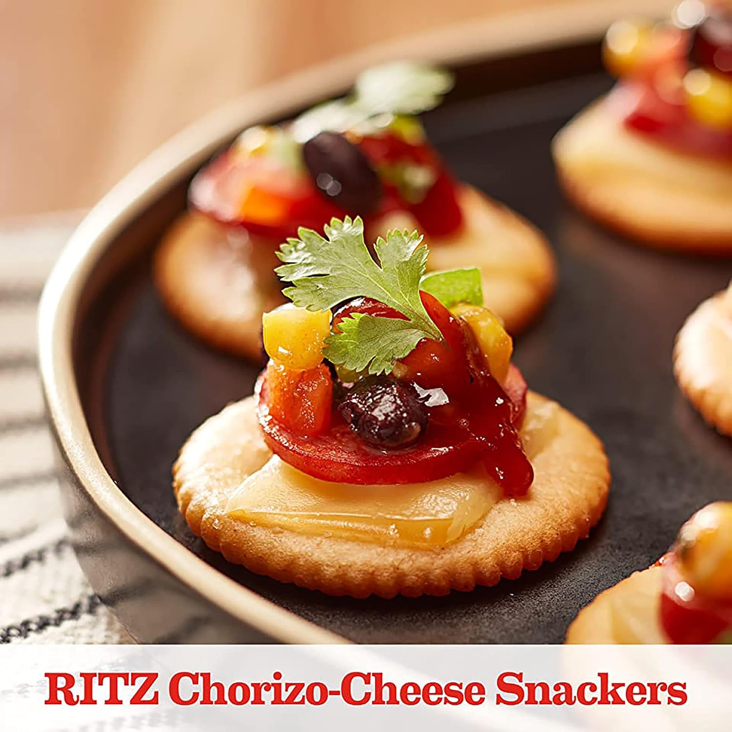 image:imageRITZ Fresh Stacks Original Crackers Bulk Travel Snacks Family Size 6 Boxes 72 Multi Snack PacksGarlic Butter