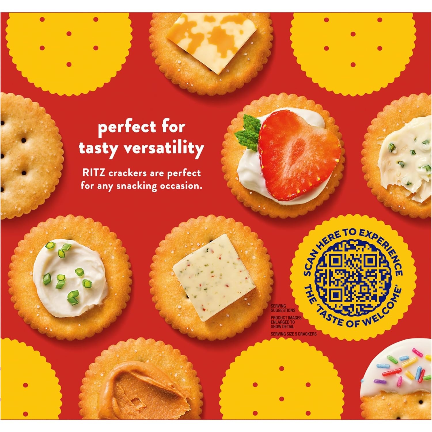 image:imageRITZ Fresh Stacks Original Crackers Bulk Travel Snacks Family Size 6 Boxes 72 Multi Snack PacksGarlic Butter