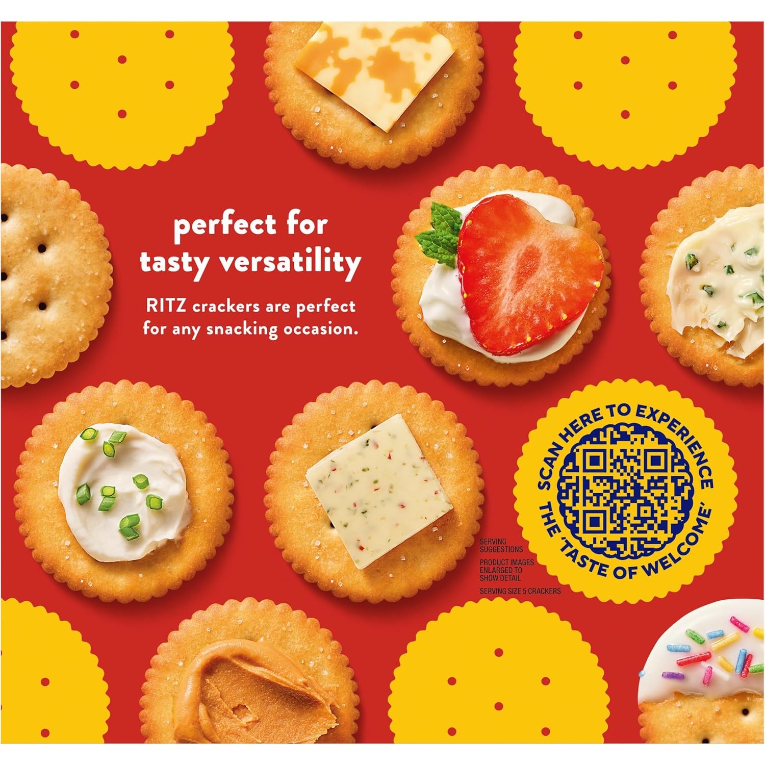 image:imageRITZ Fresh Stacks Original Crackers Bulk Travel Snacks Family Size 6 Boxes 72 Multi Snack PacksGarlic Butter