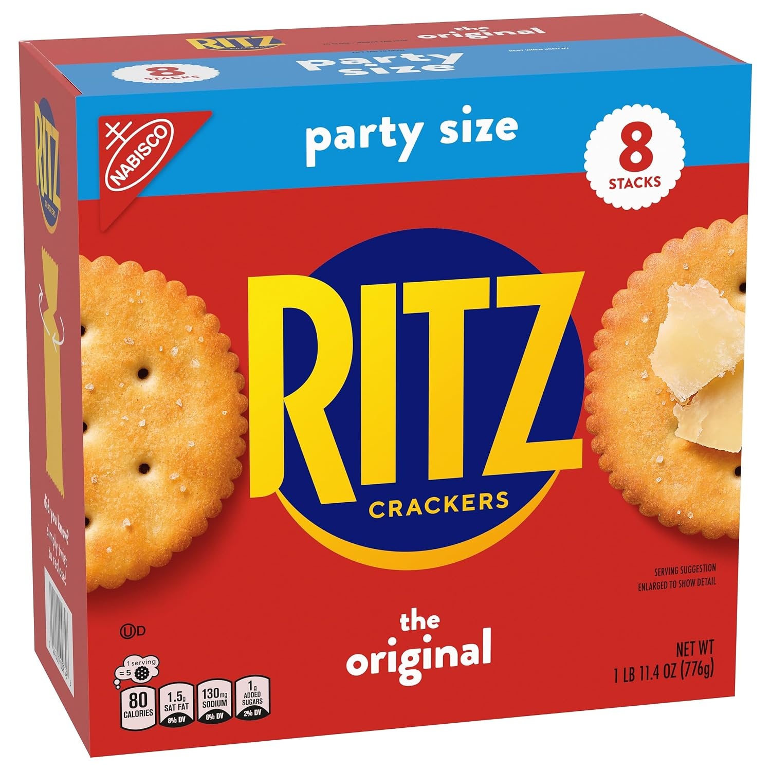 image:imageRITZ Fresh Stacks Original Crackers Bulk Travel Snacks Family Size 6 Boxes 72 Multi Snack PacksOriginal