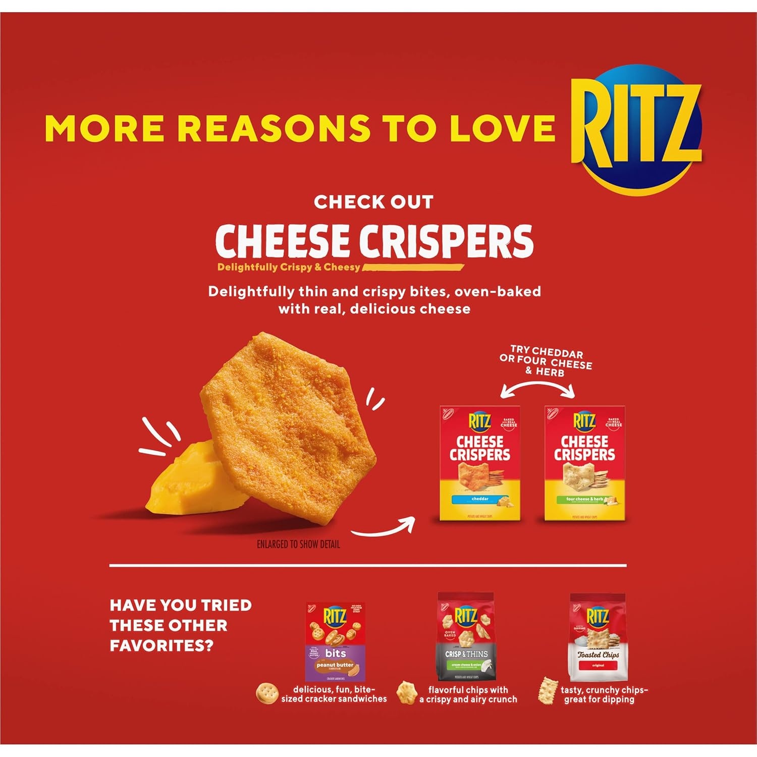 image:imageRITZ Fresh Stacks Original Crackers Bulk Travel Snacks Family Size 6 Boxes 72 Multi Snack PacksOriginal