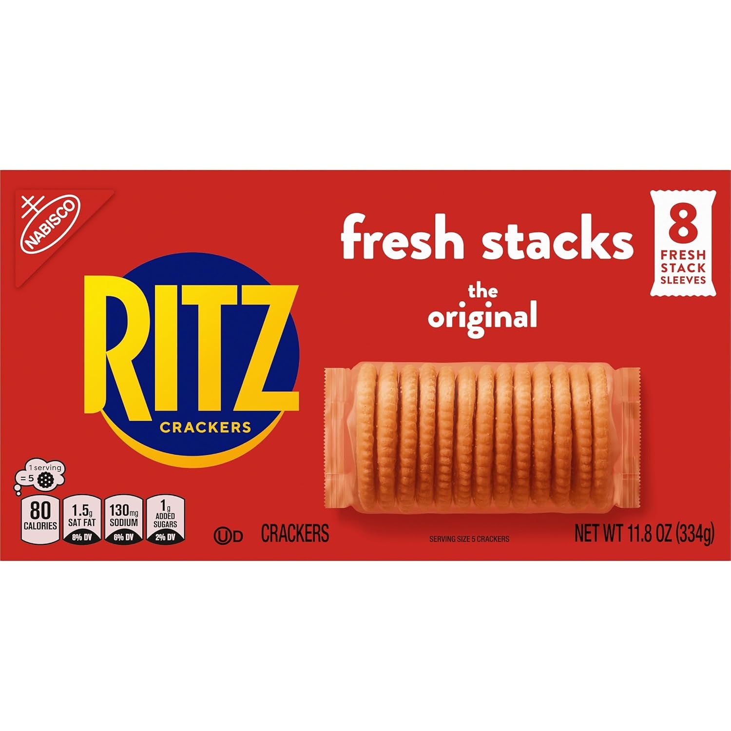 image:imageRITZ Fresh Stacks Original Crackers Bulk Travel Snacks Family Size 6 Boxes 72 Multi Snack PacksOriginal