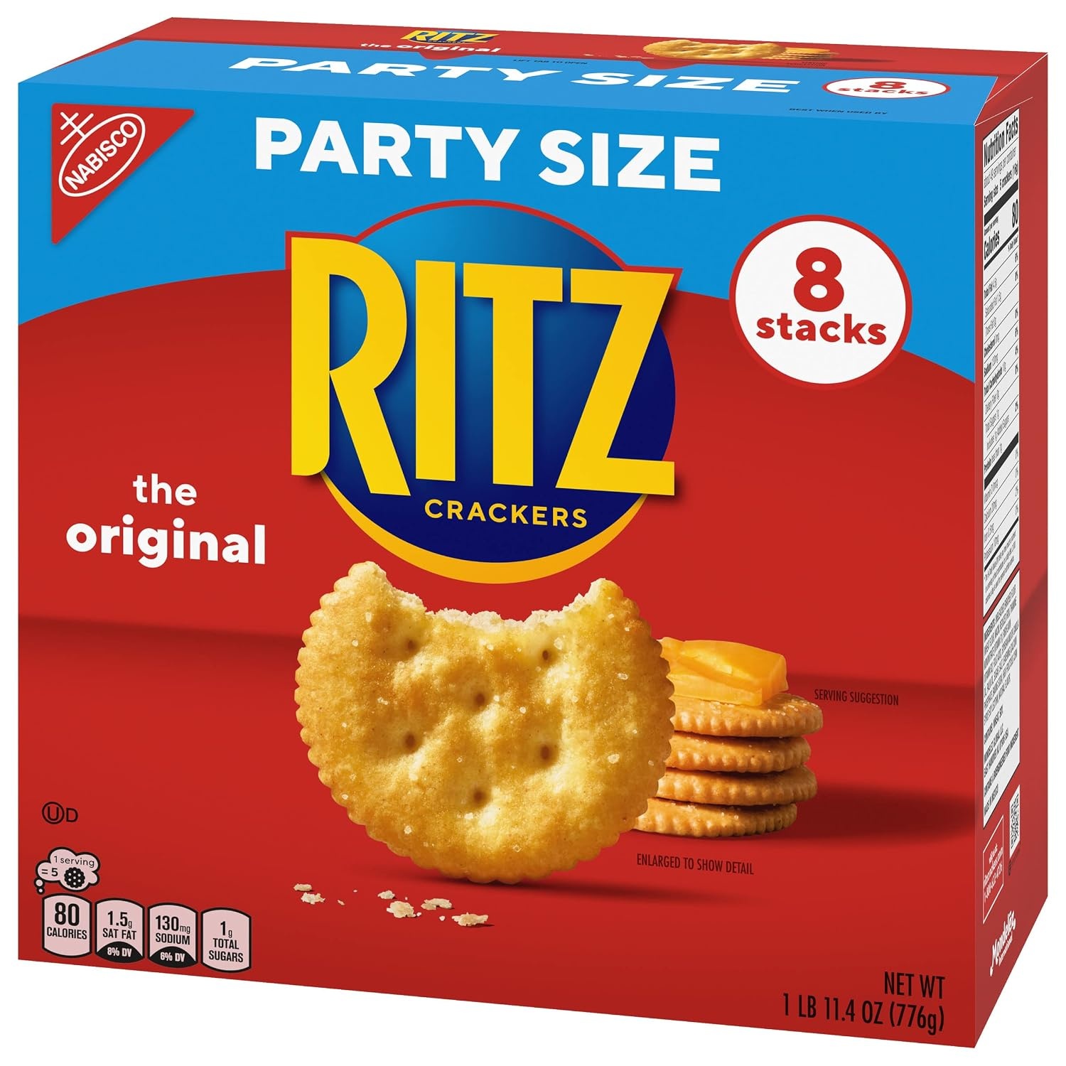 image:imageRITZ Fresh Stacks Original Crackers Bulk Travel Snacks Family Size 6 Boxes 72 Multi Snack PacksOriginal