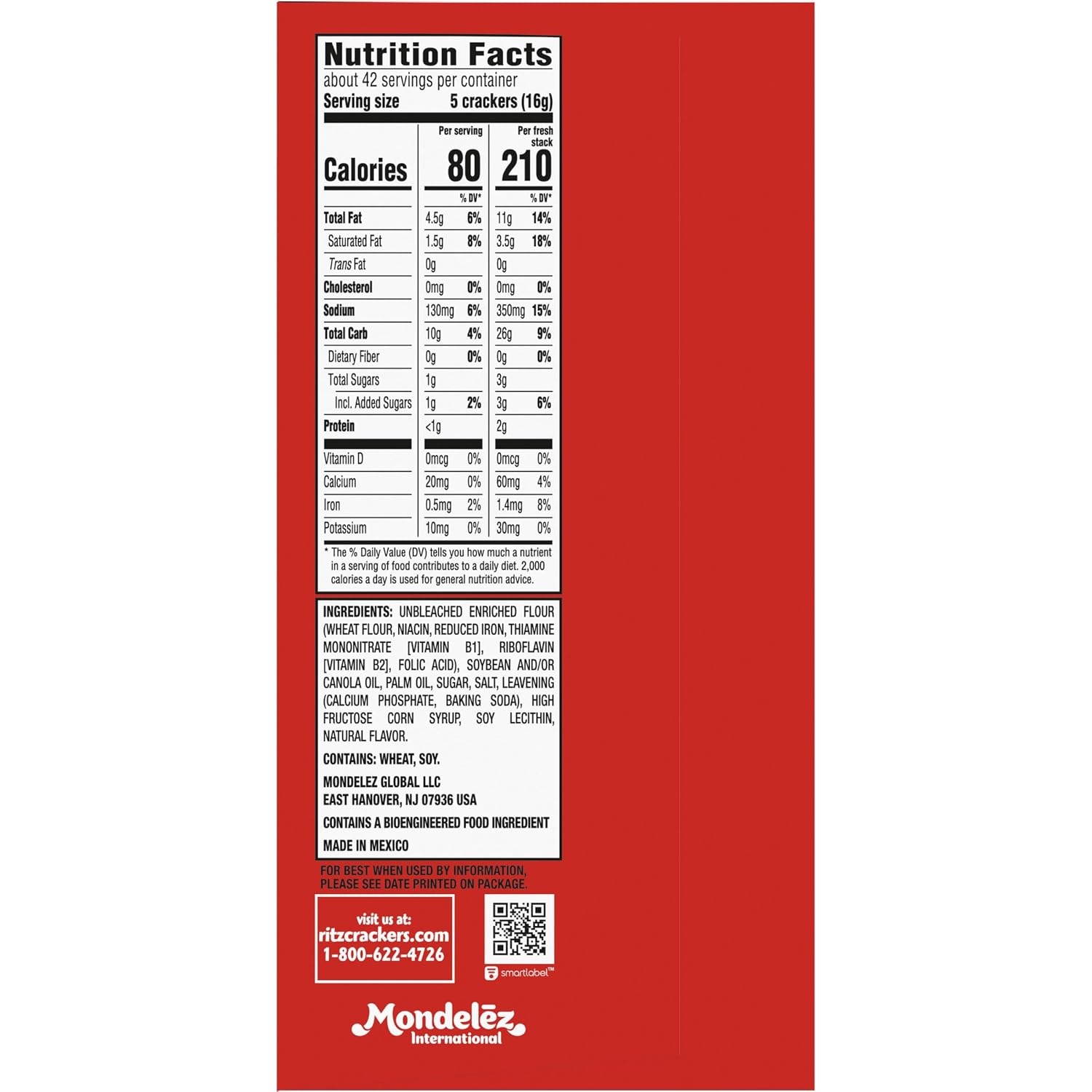 image:imageRITZ Fresh Stacks Original Crackers Bulk Travel Snacks Family Size 6 Boxes 72 Multi Snack PacksOriginal