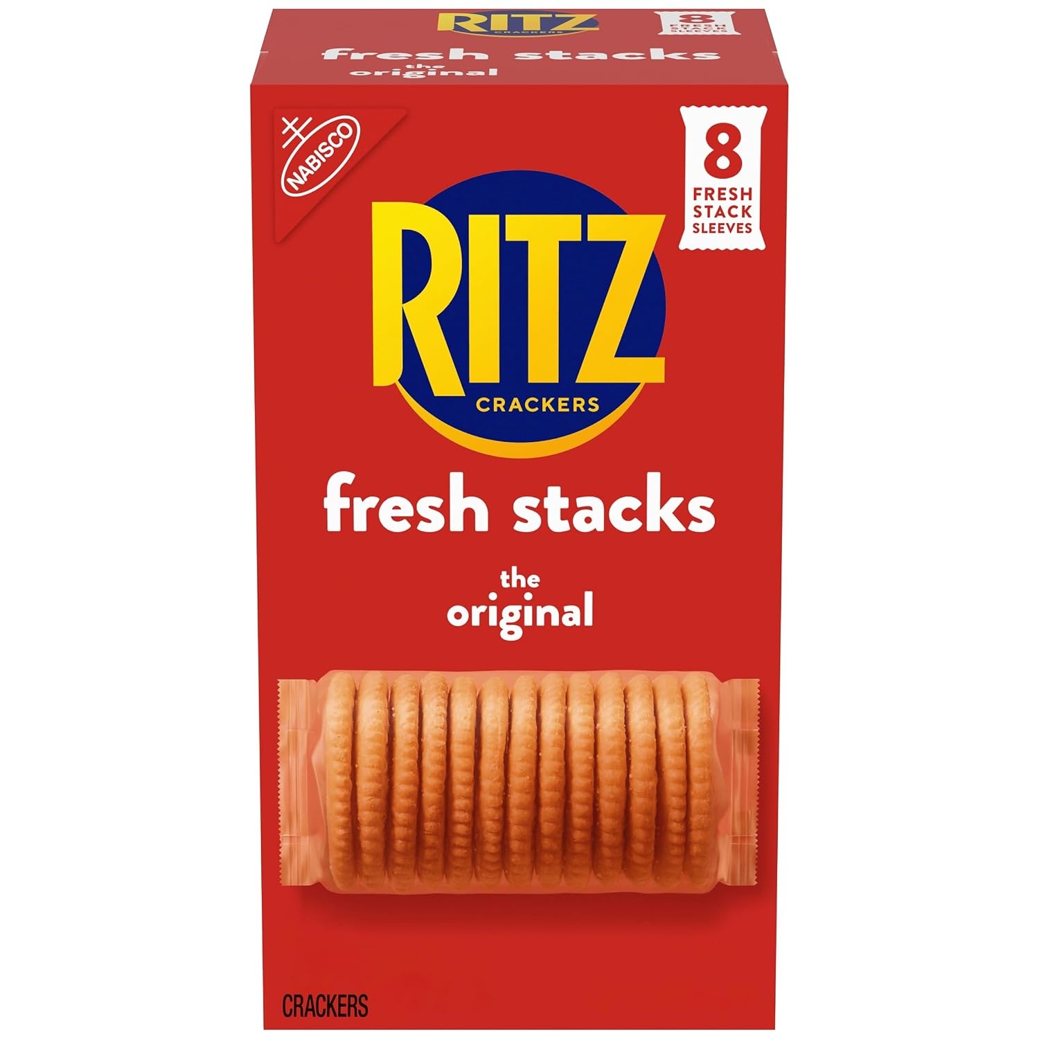 image:imageRITZ Fresh Stacks Original Crackers Bulk Travel Snacks Family Size 6 Boxes 72 Multi Snack PacksOriginal