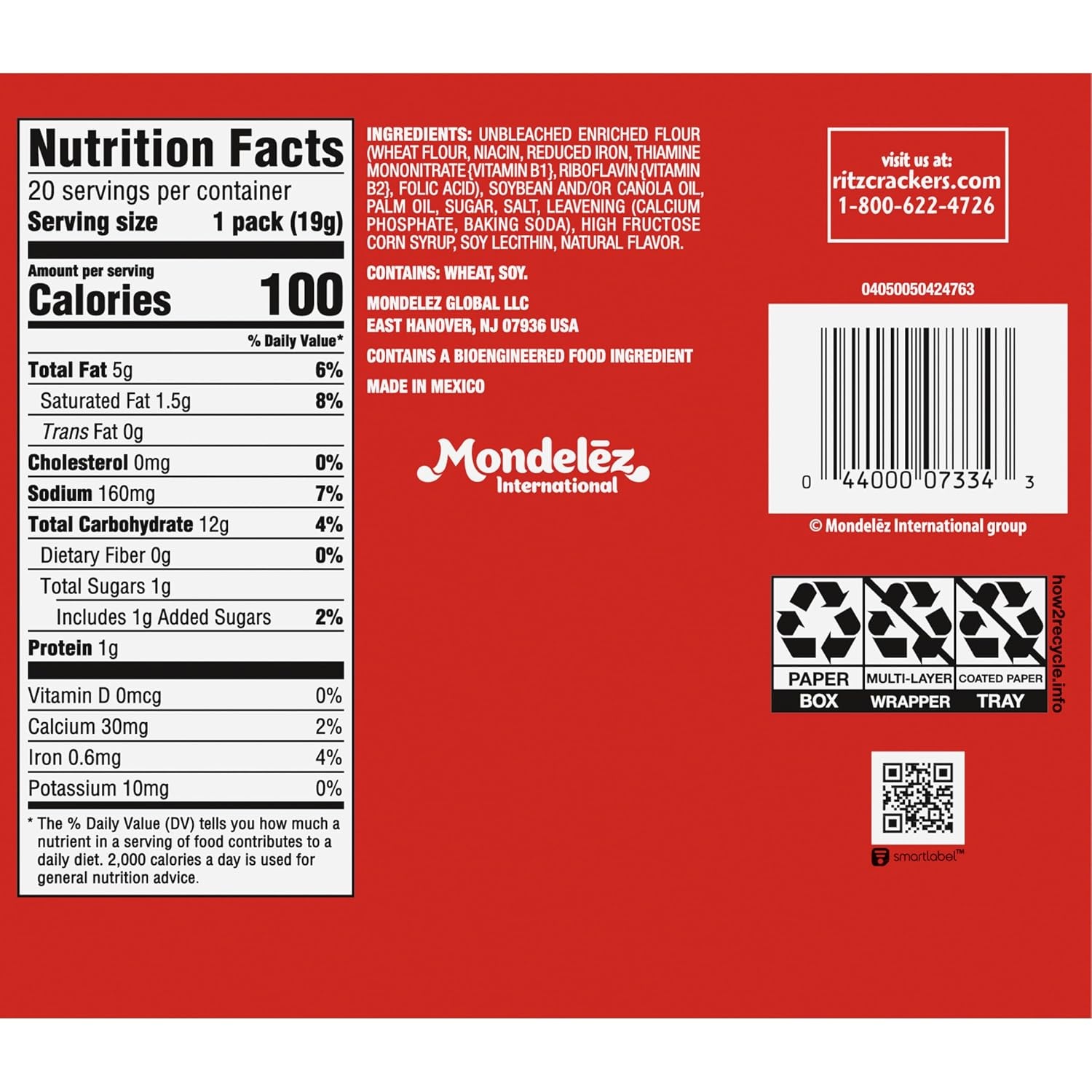 image:imageRITZ Fresh Stacks Original Crackers Bulk Travel Snacks Family Size 6 Boxes 72 Multi Snack PacksOriginal