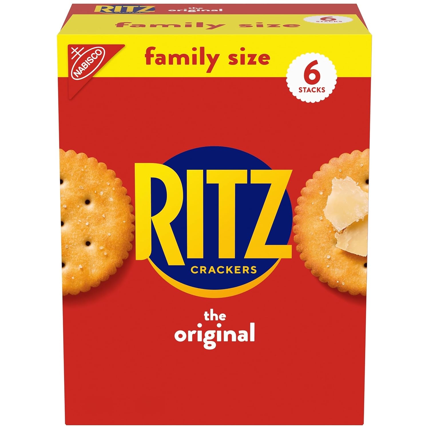 image:imageRITZ Fresh Stacks Original Crackers Bulk Travel Snacks Family Size 6 Boxes 72 Multi Snack PacksOriginal