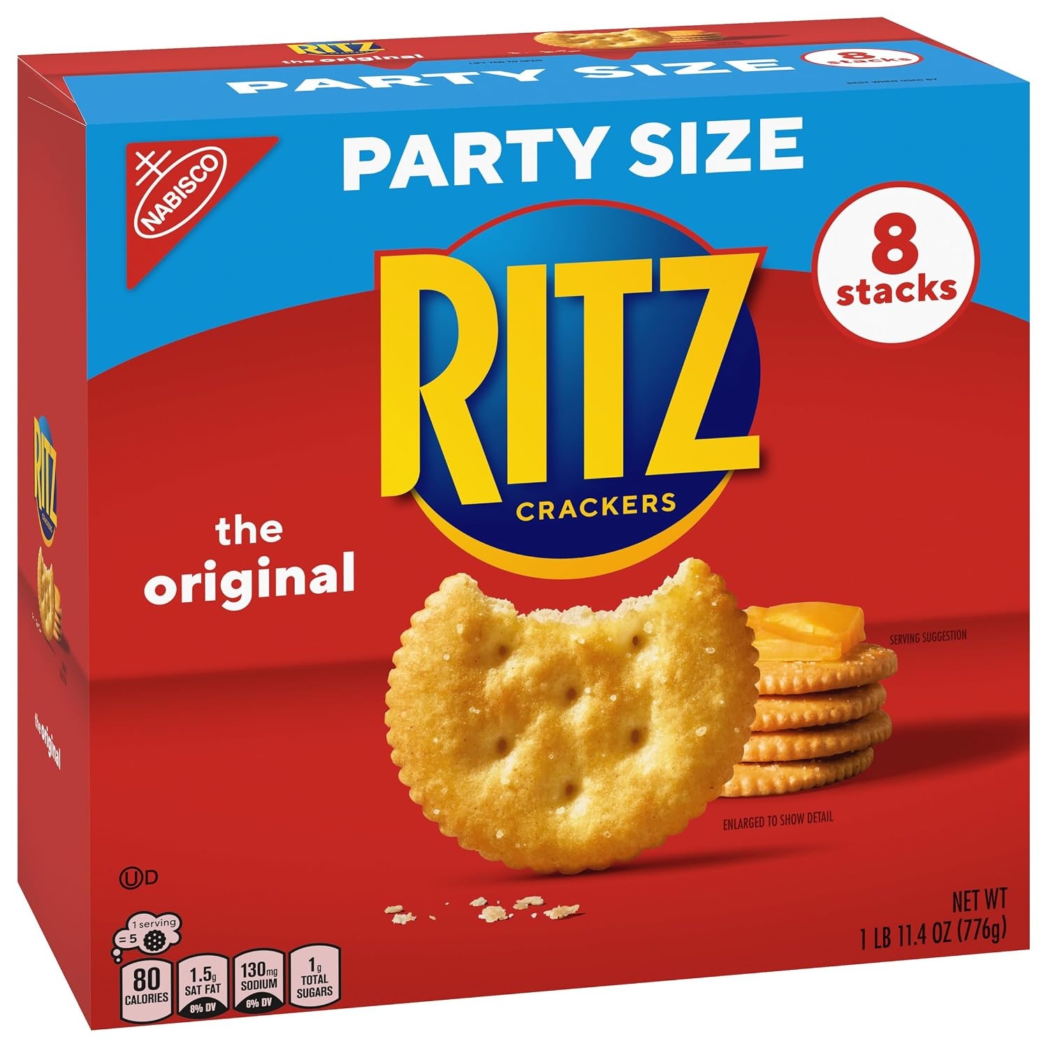 image:imageRITZ Fresh Stacks Original Crackers Bulk Travel Snacks Family Size 6 Boxes 72 Multi Snack PacksOriginal