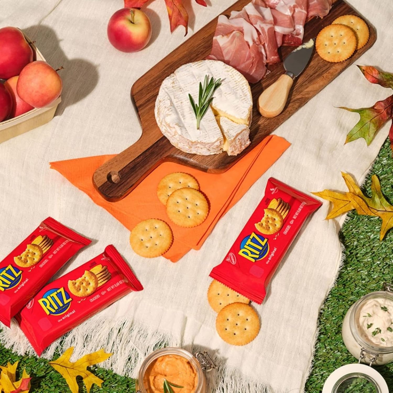 image:imageRITZ Fresh Stacks Original Crackers Bulk Travel Snacks Family Size 6 Boxes 72 Multi Snack PacksOriginal