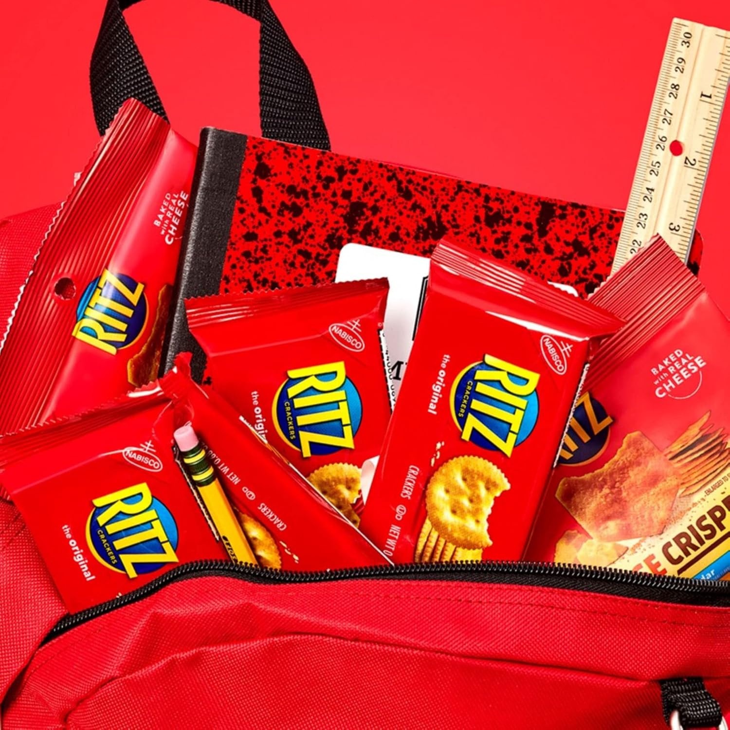 image:imageRITZ Fresh Stacks Original Crackers Bulk Travel Snacks Family Size 6 Boxes 72 Multi Snack PacksOriginal