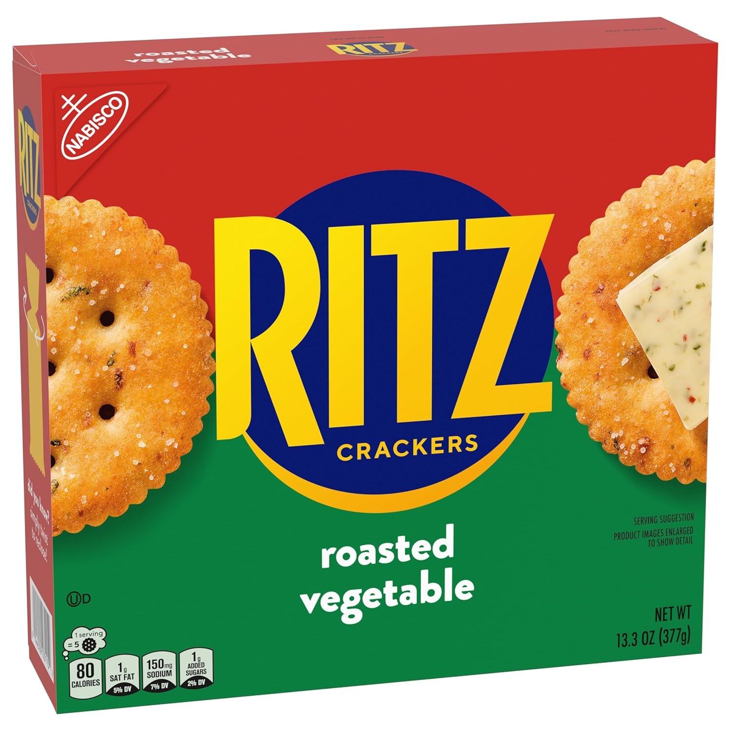 image:imageRITZ Fresh Stacks Original Crackers Bulk Travel Snacks Family Size 6 Boxes 72 Multi Snack PacksRoasted Vegetable