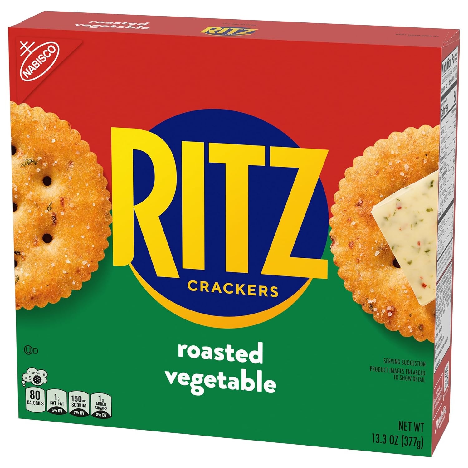 image:imageRITZ Fresh Stacks Original Crackers Bulk Travel Snacks Family Size 6 Boxes 72 Multi Snack PacksRoasted Vegetable