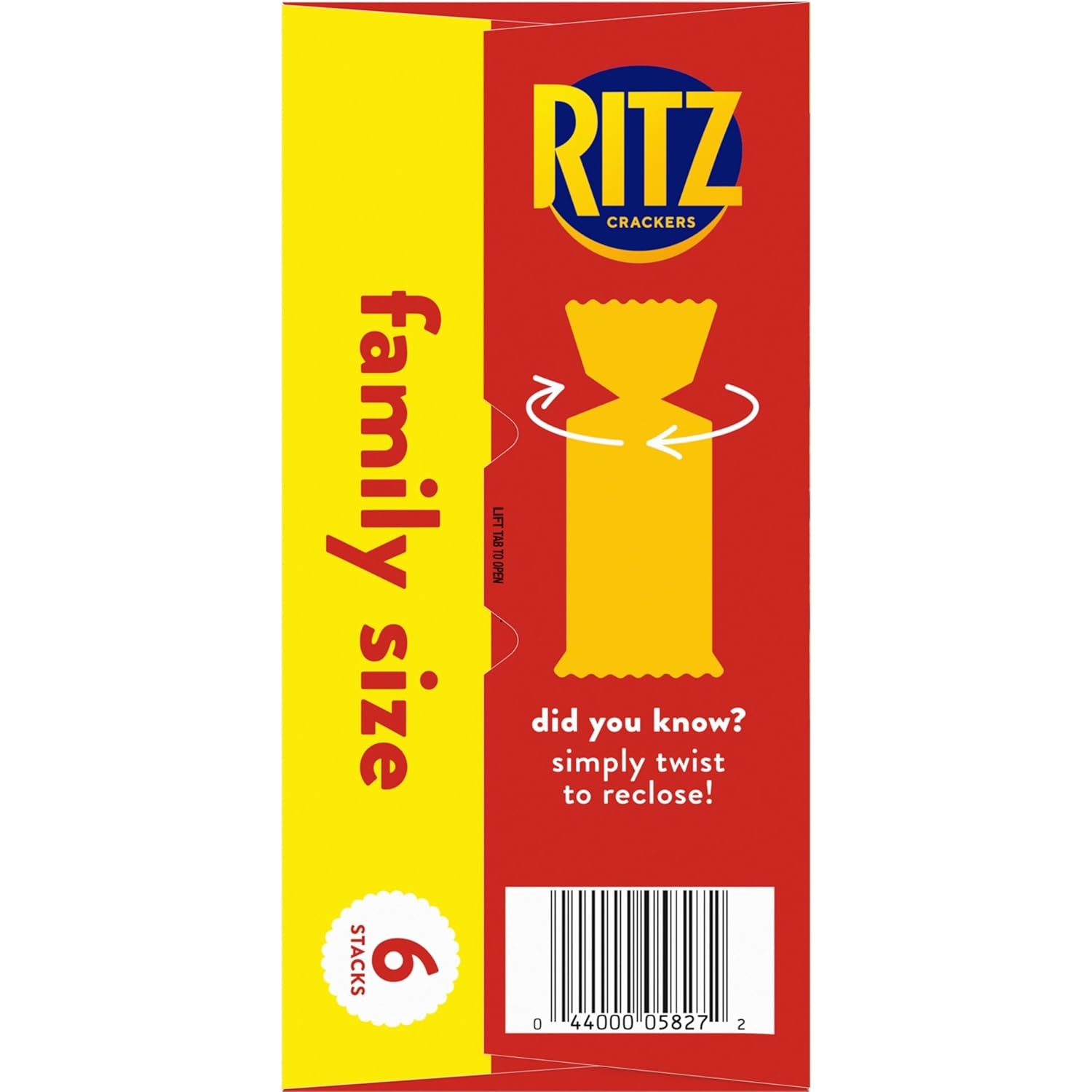 image:imageRITZ Fresh Stacks Original Crackers Bulk Travel Snacks Family Size 6 Boxes 72 Multi Snack PacksWhole Wheat