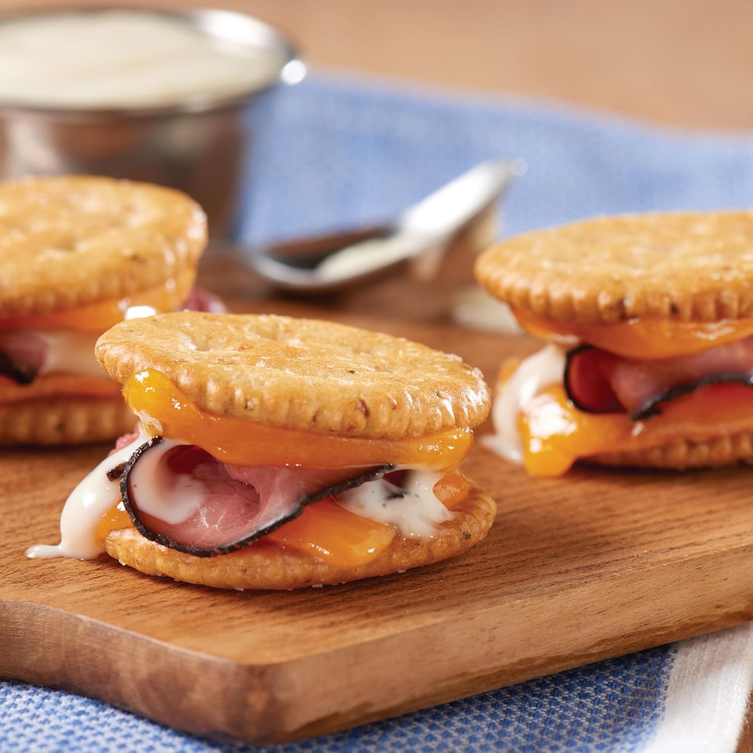 image:imageRITZ Fresh Stacks Savory Onion Crackers Travel Snacks 115 oz 8 Multi Snack PacksSavory Onion