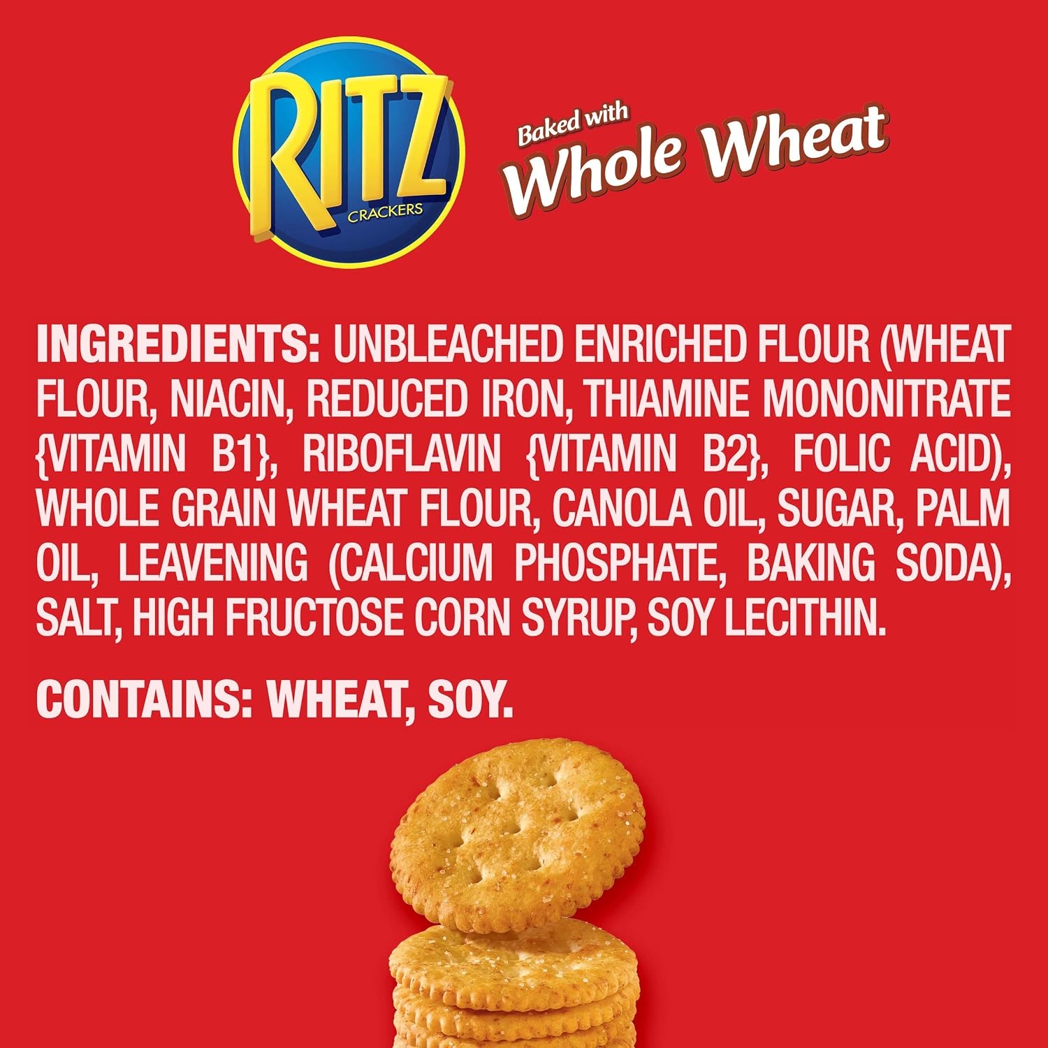 image:imageRITZ Fresh Stacks Whole Wheat Crackers Bulk Travel Snacks 6 Boxes 48 Multi Snack PacksWhole Wheat