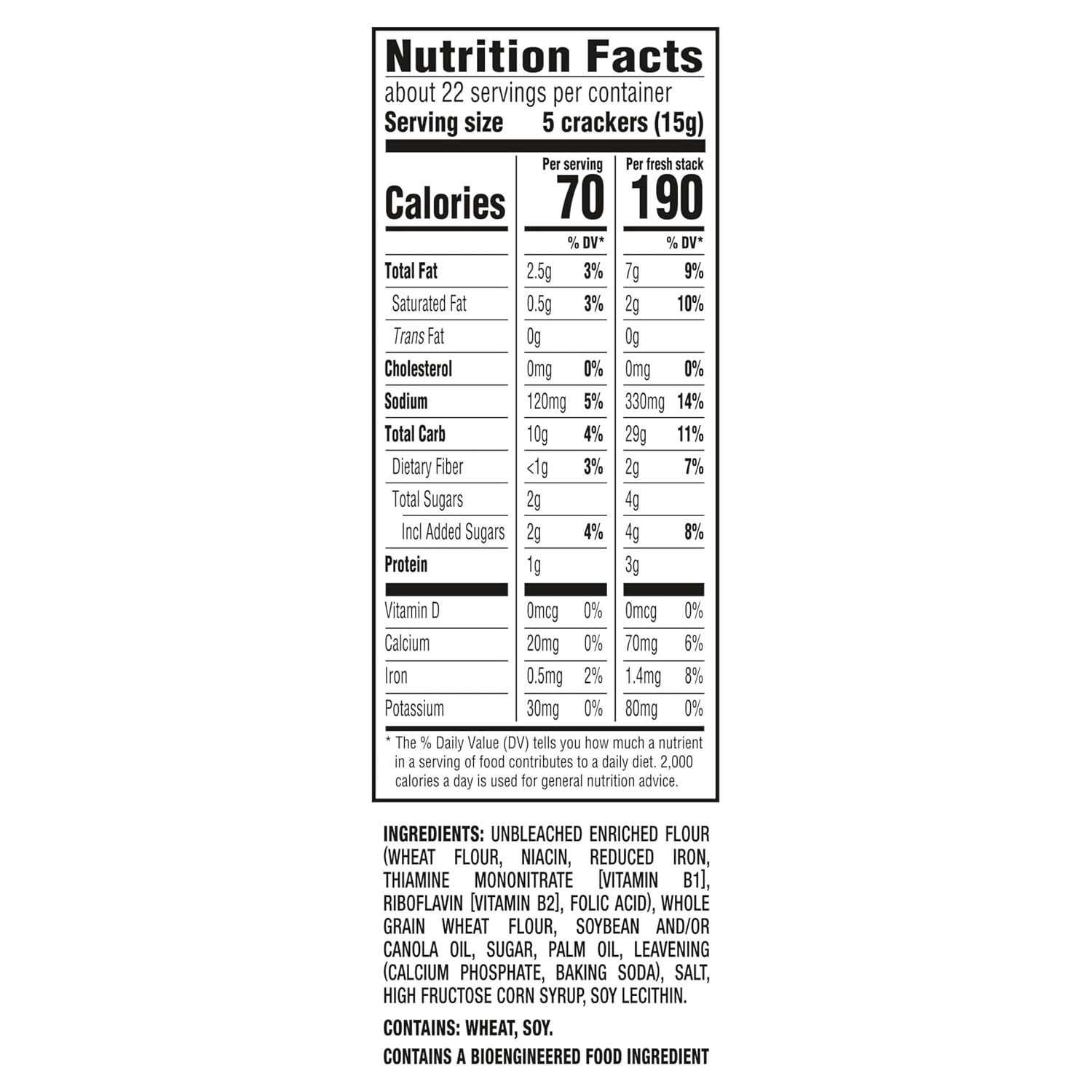 image:imageRITZ Fresh Stacks Whole Wheat Crackers Bulk Travel Snacks 6 Boxes 48 Multi Snack PacksWhole Wheat