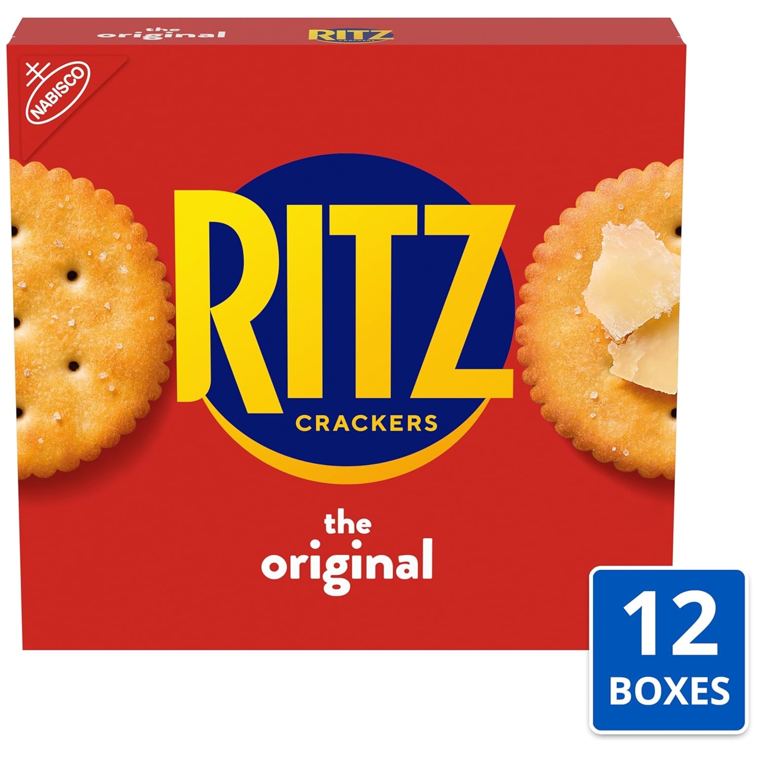 image:imageRITZ Original Crackers Snacks for Kids and Adults Bulk Lunch Snacks 12 137 oz Boxes