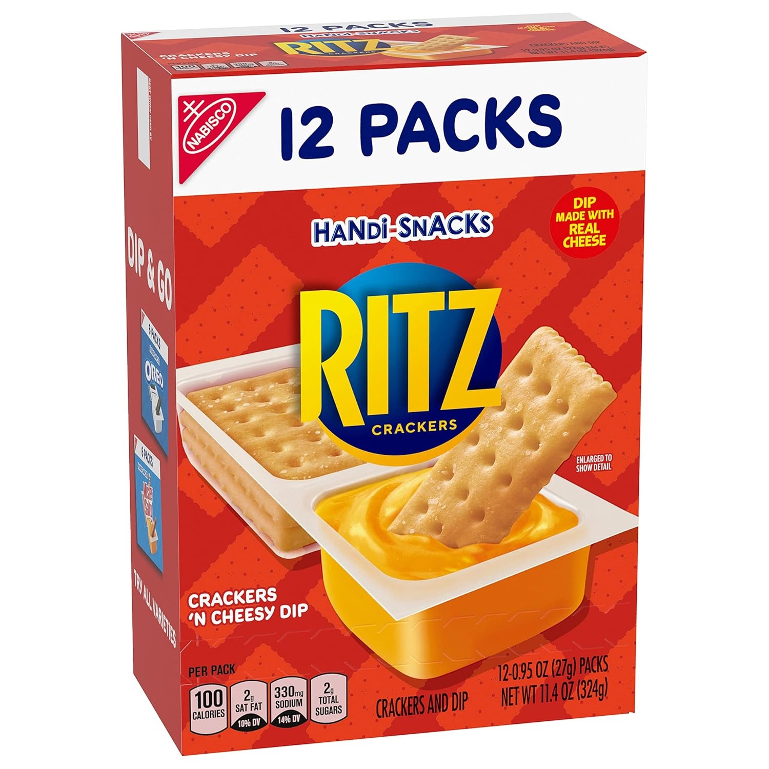 image:imageRITZ Original Crackers Snacks for Kids and Adults Bulk Lunch Snacks 6 103 oz BoxesCheese