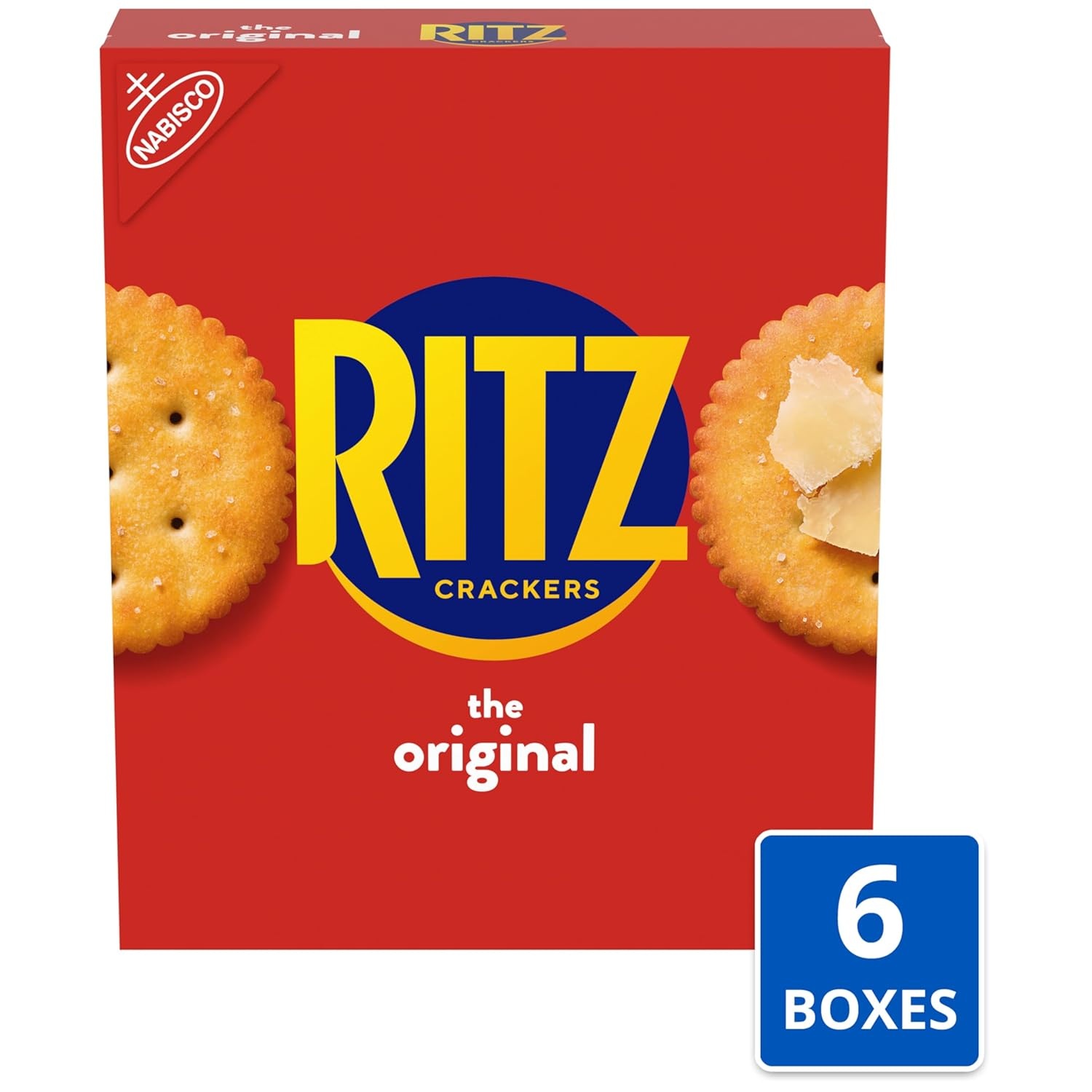 image:imageRITZ Original Crackers Snacks for Kids and Adults Bulk Lunch Snacks 6 103 oz BoxesFlavour