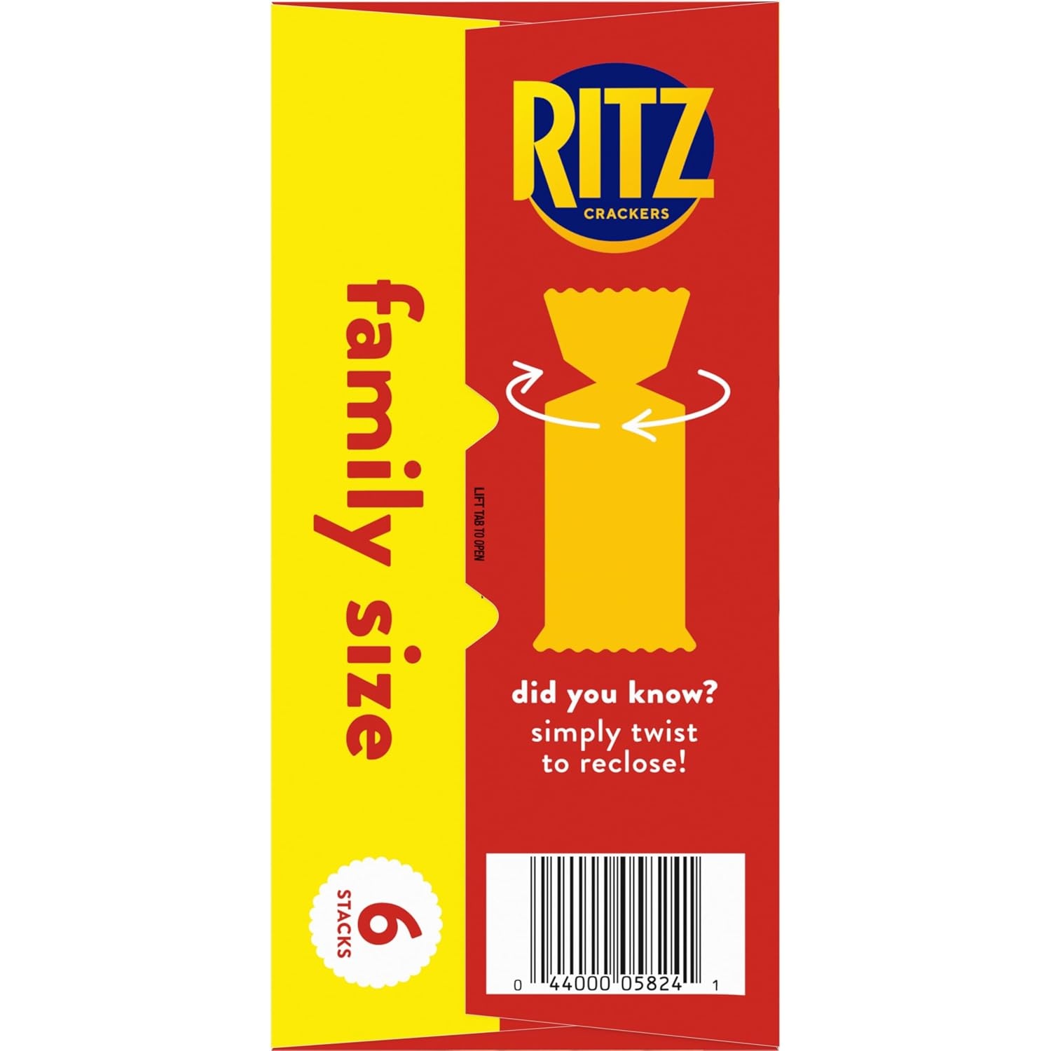 image:imageRITZ Original Crackers Snacks for Kids and Adults Bulk Lunch Snacks Family Size 6 205 oz Boxes205 Ounce Pack of 6