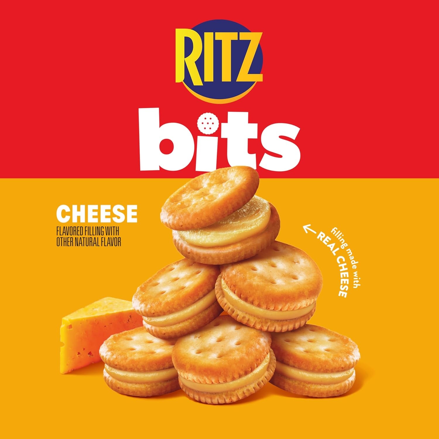 image:imageRITZ Peanut Butter Sandwich Crackers Lunch Snacks 48 Snack Packs 6 Boxes 6 Crackers Per PackCheese
