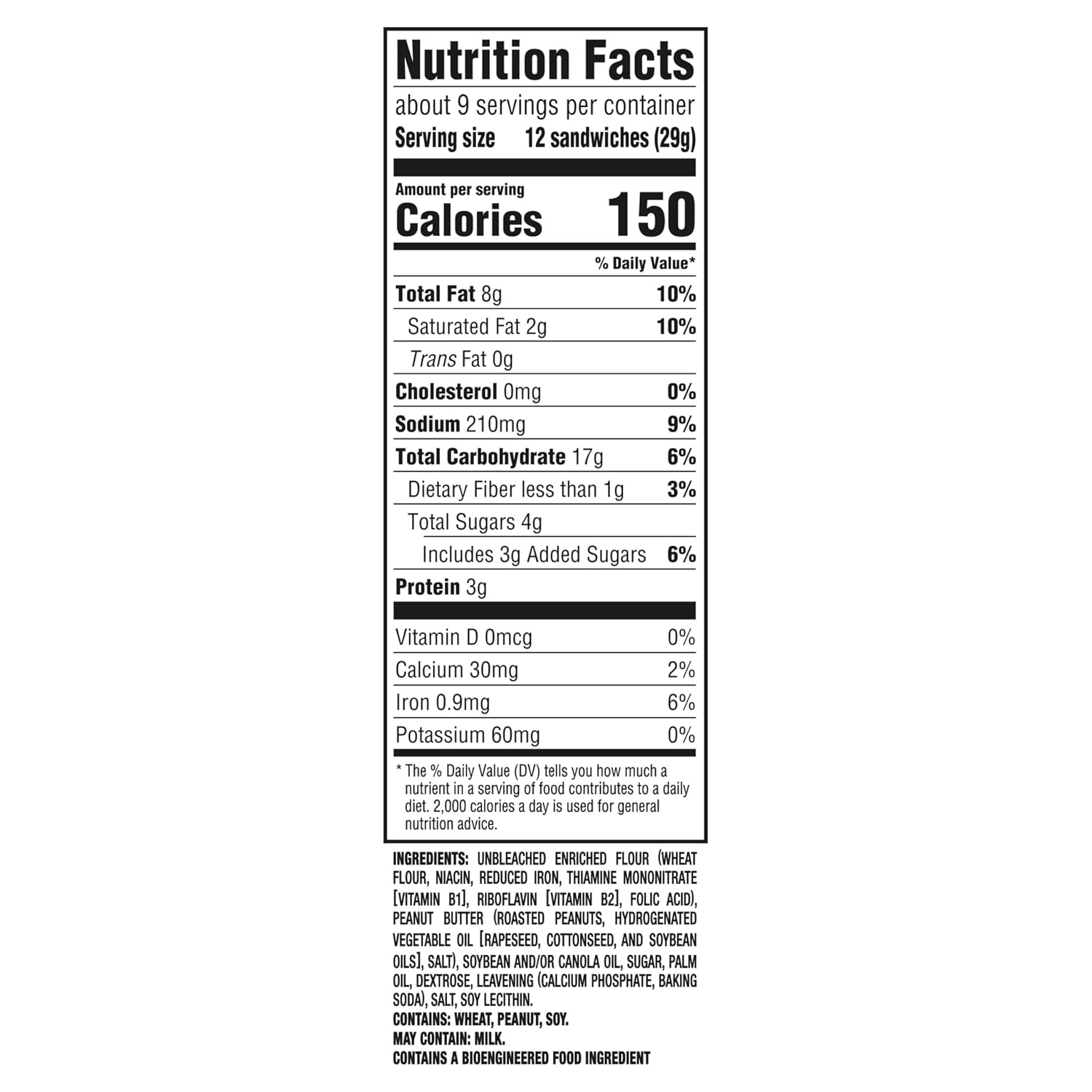 image:imageRITZ Peanut Butter Sandwich Crackers Lunch Snacks 48 Snack Packs 6 Boxes 6 Crackers Per PackPeanut butter