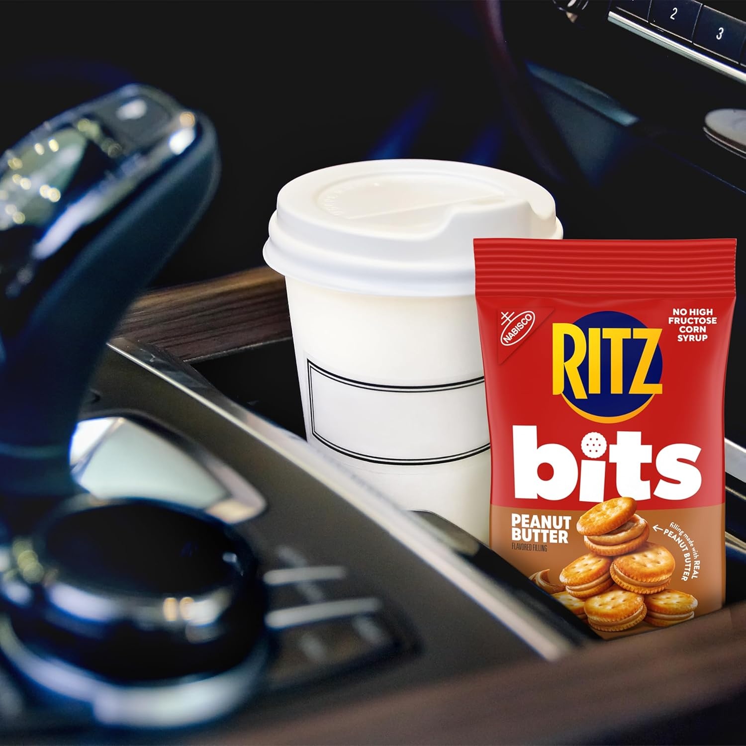 image:imageRITZ Peanut Butter Sandwich Crackers Lunch Snacks 48 Snack Packs 6 Boxes 6 Crackers Per PackPeanut butter