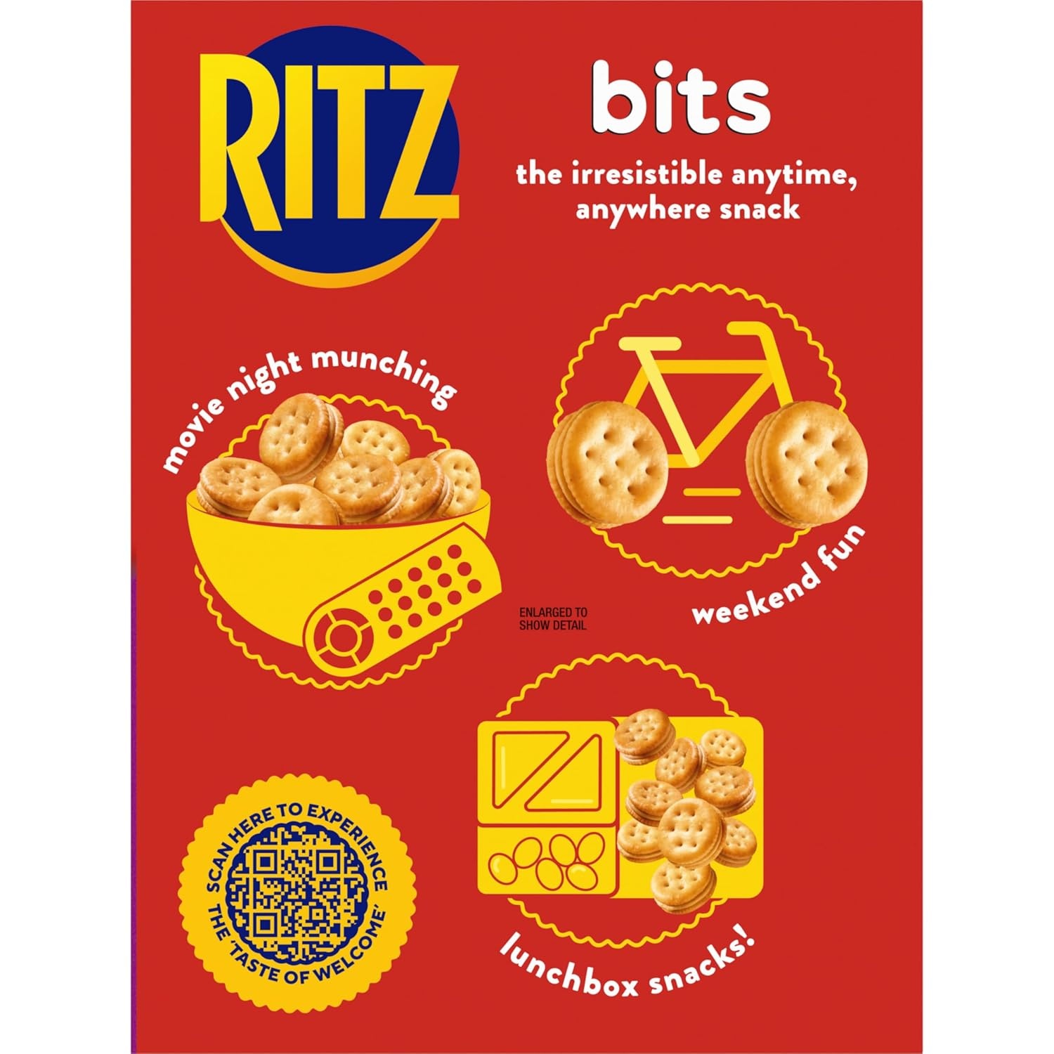 image:imageRITZ Peanut Butter Sandwich Crackers Lunch Snacks 48 Snack Packs 6 Boxes 6 Crackers Per PackPeanut butter